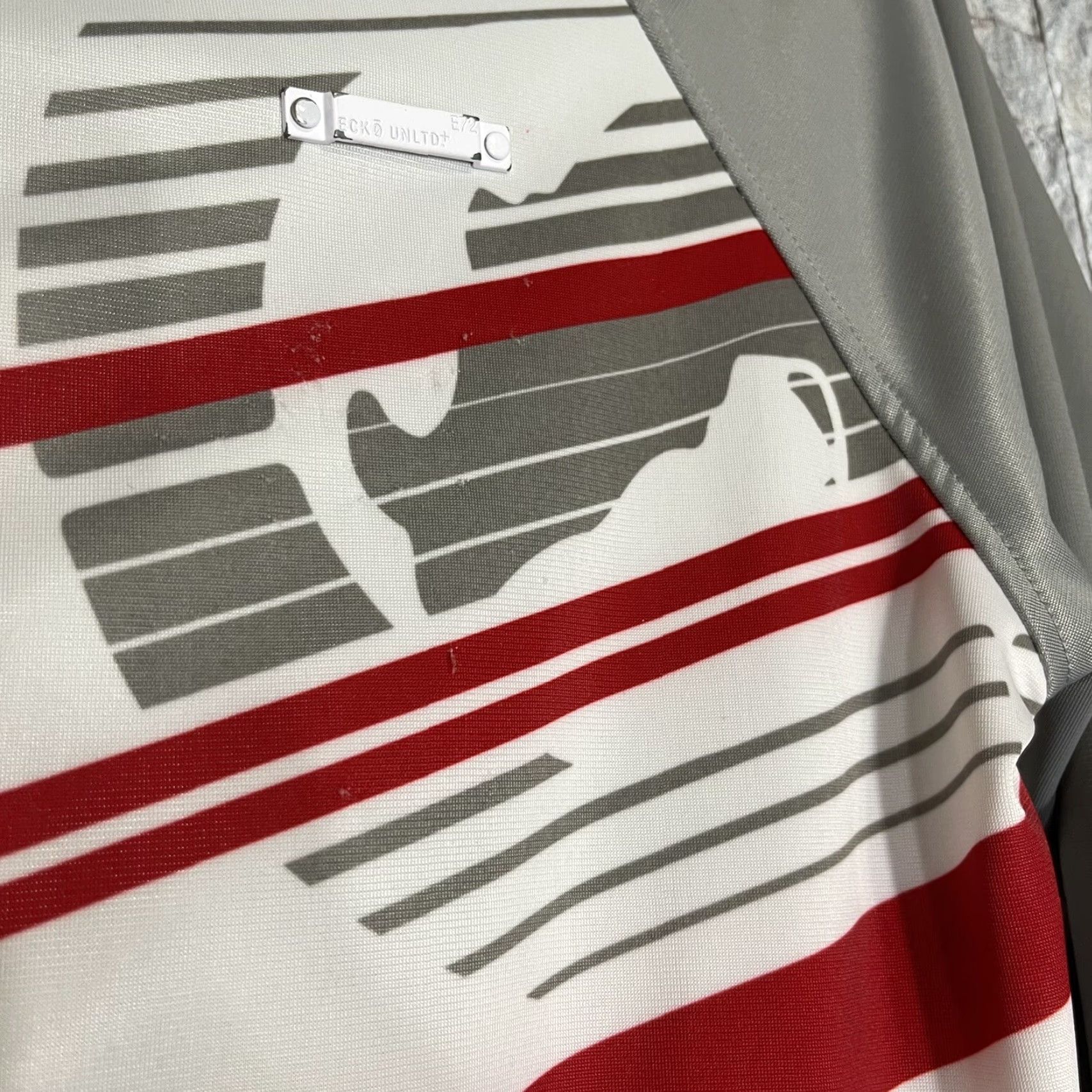 Ecko Unltd. VINTAGE Ecko Unltd. Track Jacket Gray Red White Rhino Full Zip Mens M Jacket Size US M / EU 48-50 / 2 - 4 Thumbnail