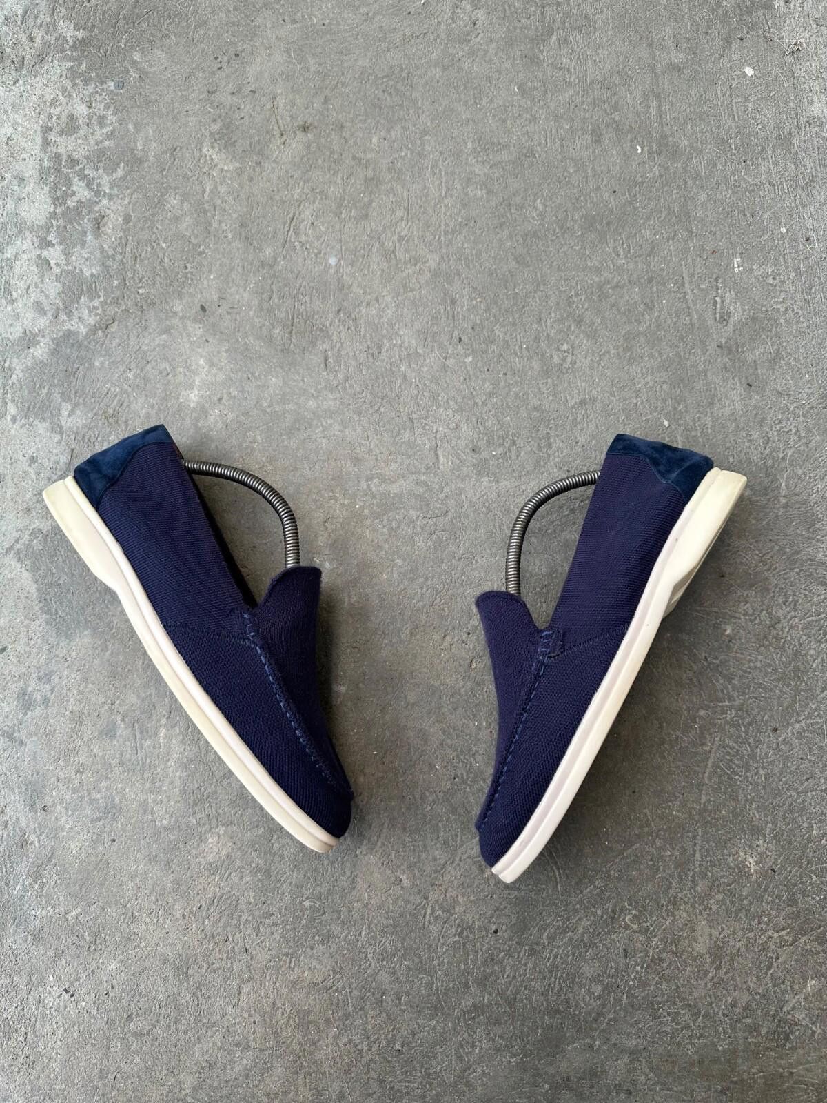 Loro Piana Summer Walk グレー 40 Mocassins Summer Walk