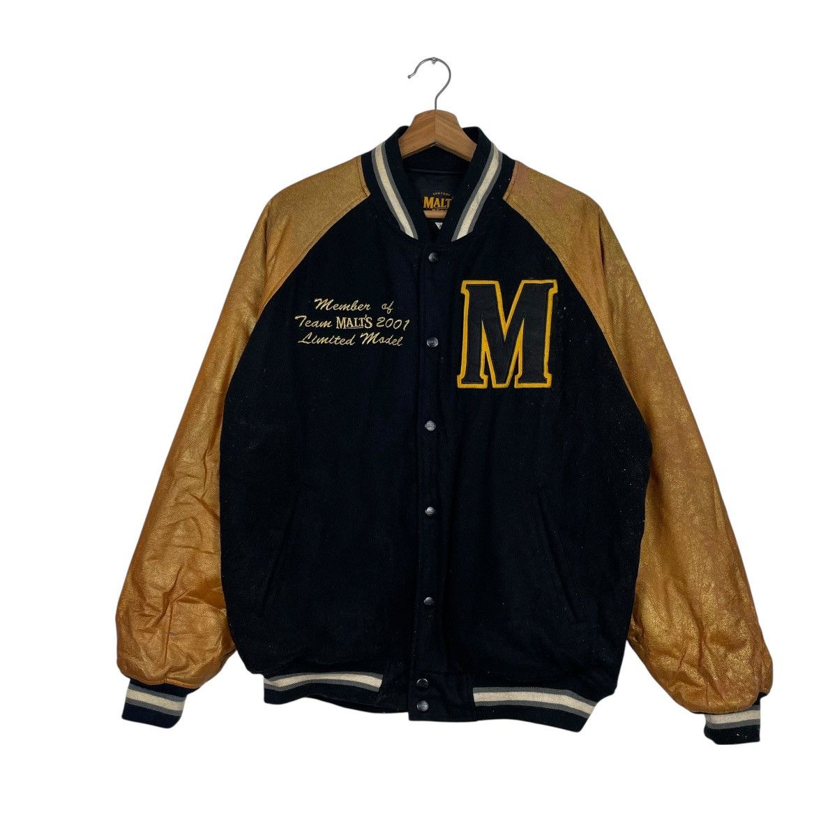 Other Vintage Suntory Malt's Beer Varsity Jacket Size US L / EU 52-54 / 3 - 1 Thumbnail