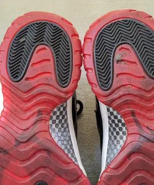 Jordan Brand Nike Air Jordan 11 Bred 14 Red Black High Tops 136046-061 Size US 14 / EU 47 - 24 Thumbnail