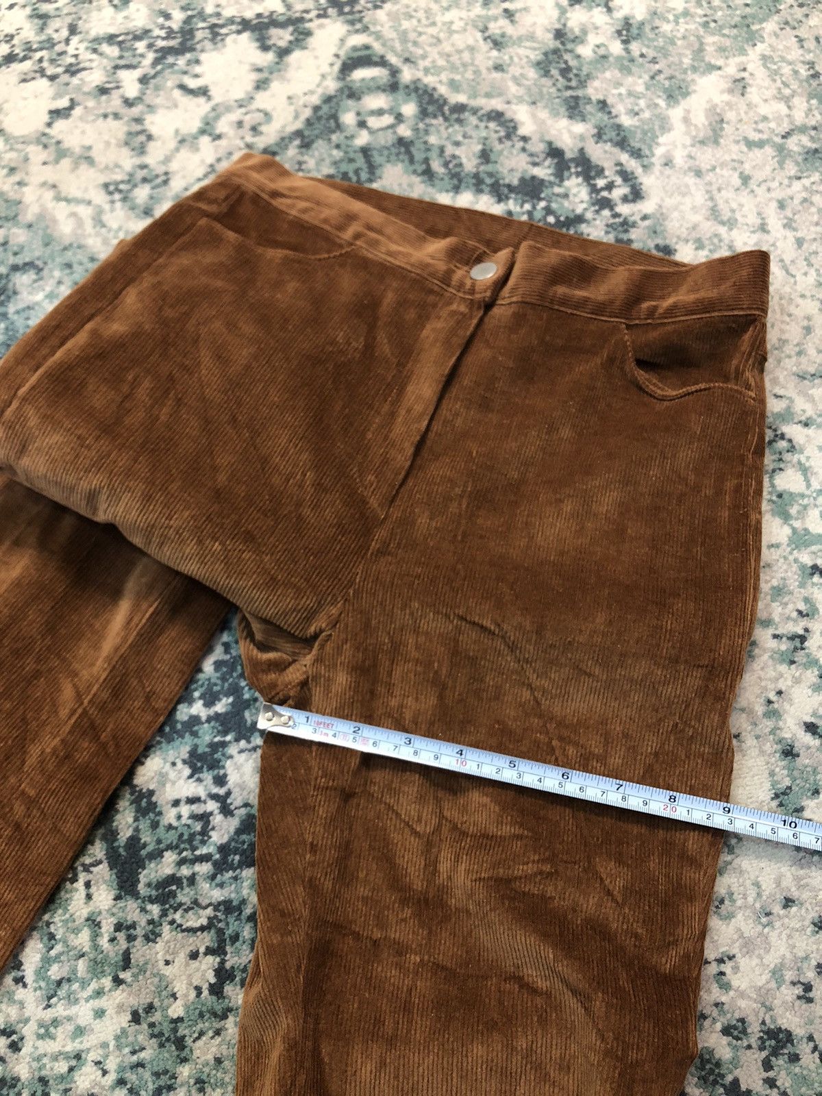 Designer Minimuze Korea Velvet Corduroy Bell Bottom Pant Size US 28 / EU 44 - 6 Thumbnail