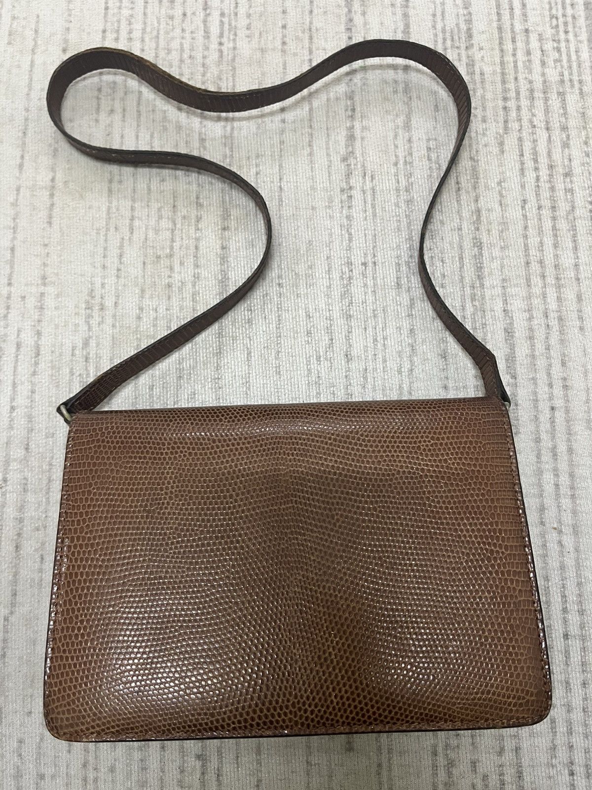 Gucci Vintage 50s gucci snake skin bag 🔥rare🔥 Size ONE SIZE - 2 Thumbnail
