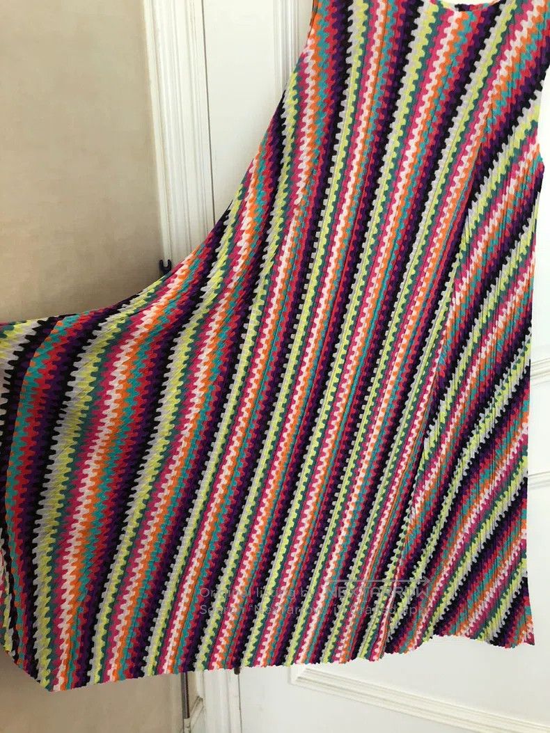 Issey Miyake Issey Miyake Rainbow Dress Size L / US 10 / IT 46 - 6 Thumbnail