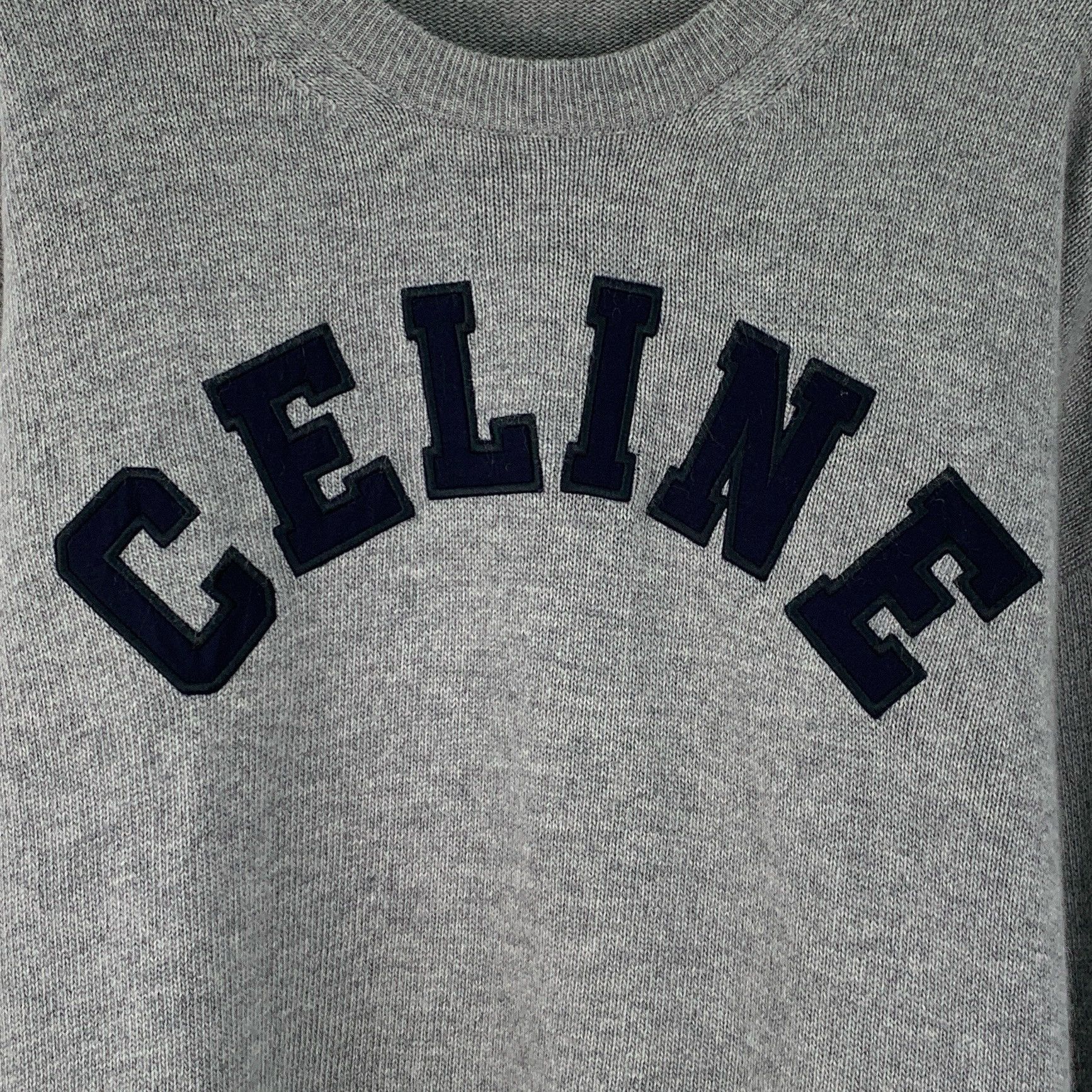 Celine Celine grey sleeve sweatshirt Size XS / US 0-2 / IT 36-38 - 6 Thumbnail