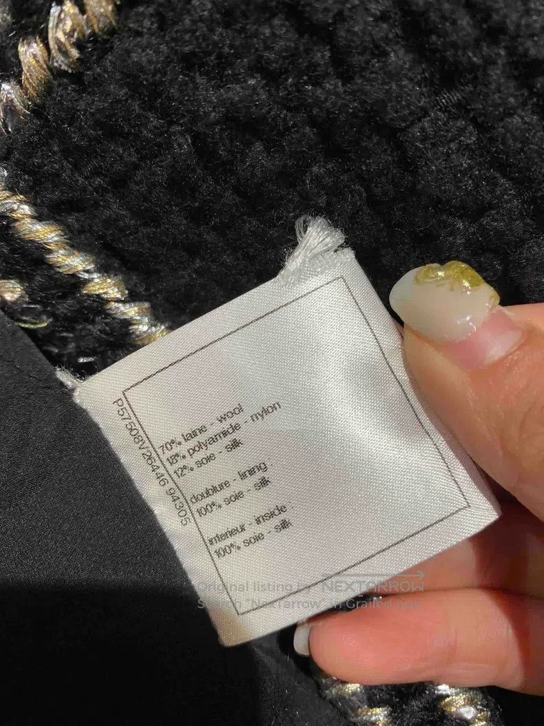 Chanel Chanel 17k ground control black and silver fake two-piece Size XS / US 0-2 / IT 36-38 - 5 Thumbnail
