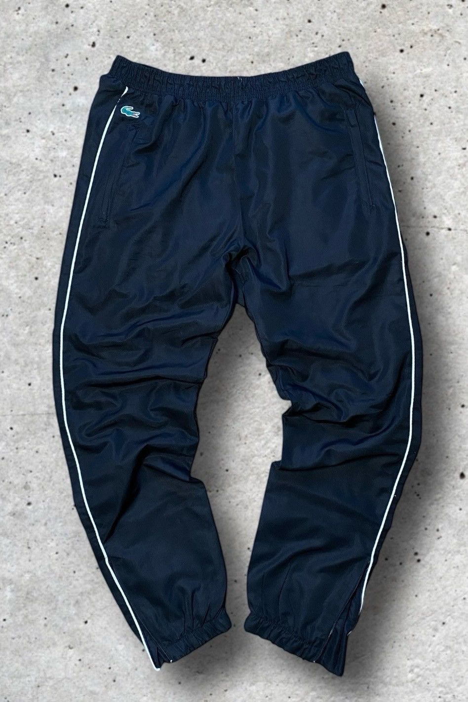 Lacoste Lacoste Vintage Track Pants XL Black Schwarz Men‘s Size US 42 / EU 58 - 4 Thumbnail