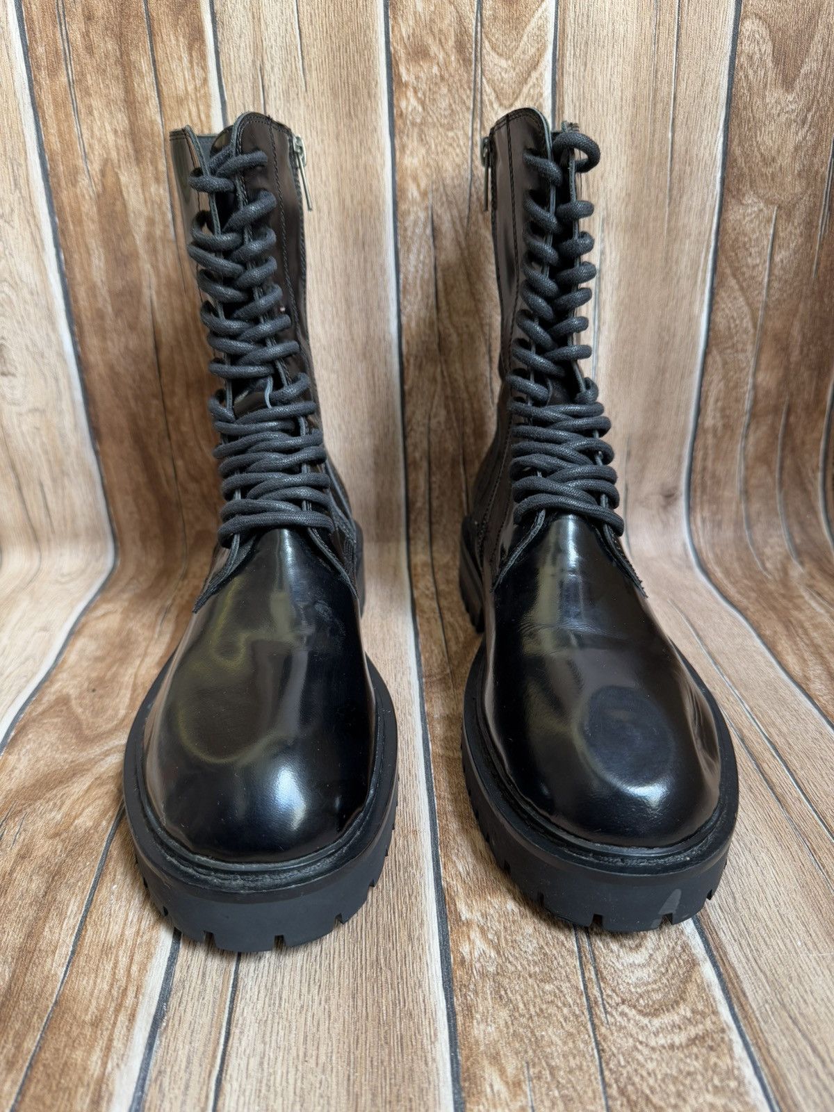 Ann Demeulemeester Patent leather ALEC boots Size US 9 / IT 39 - 3 Thumbnail