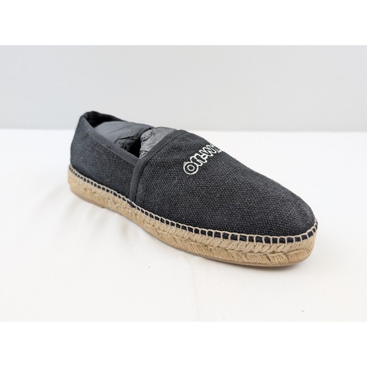 Off-White o1rshd1 Espadrilles Canvas in Black / White Size US 9 / EU 42 - 1 Thumbnail