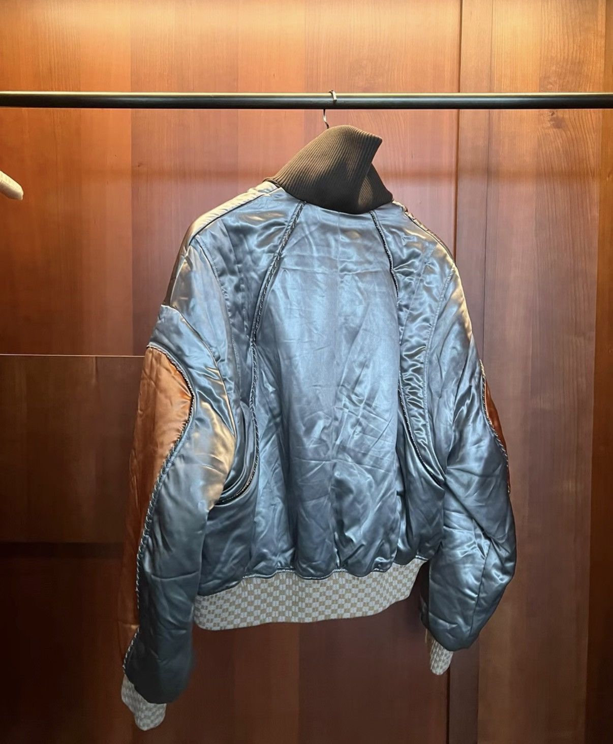 NAMESAKE NAMESAKE 23AW Runway Silk-Paneled Puffer Jacket Size US S / EU 44-46 / 1 - 2 Thumbnail