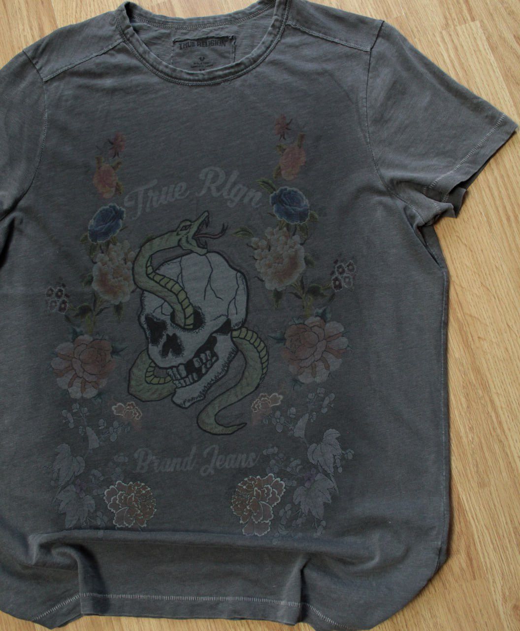 True Religion 🔥 True Religion Skull T Shirt Y2K Affliction Ed Hardy Point Size US M / EU 48-50 / 2 - 1 Thumbnail