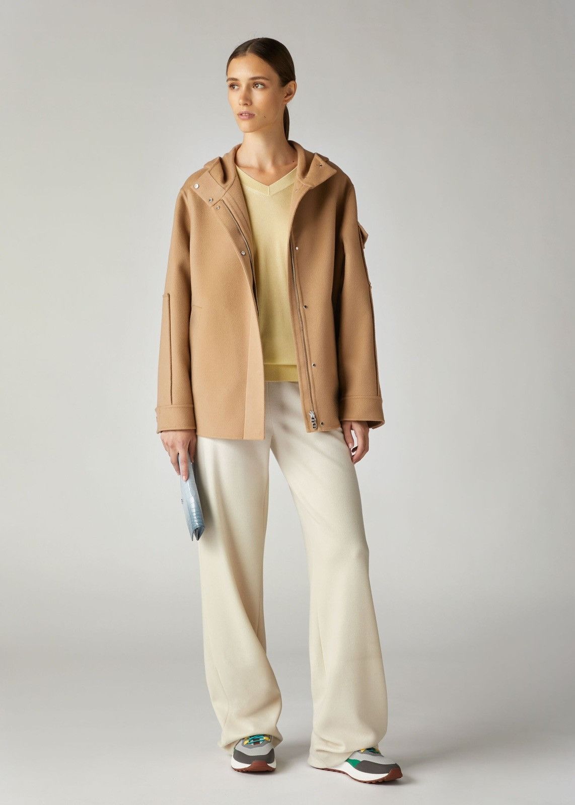 Loro Piana o1srvl11e0924 Holeg Cshmere Jacket in Camel Size M / US 6-8 / IT 42-44 - 2 Thumbnail
