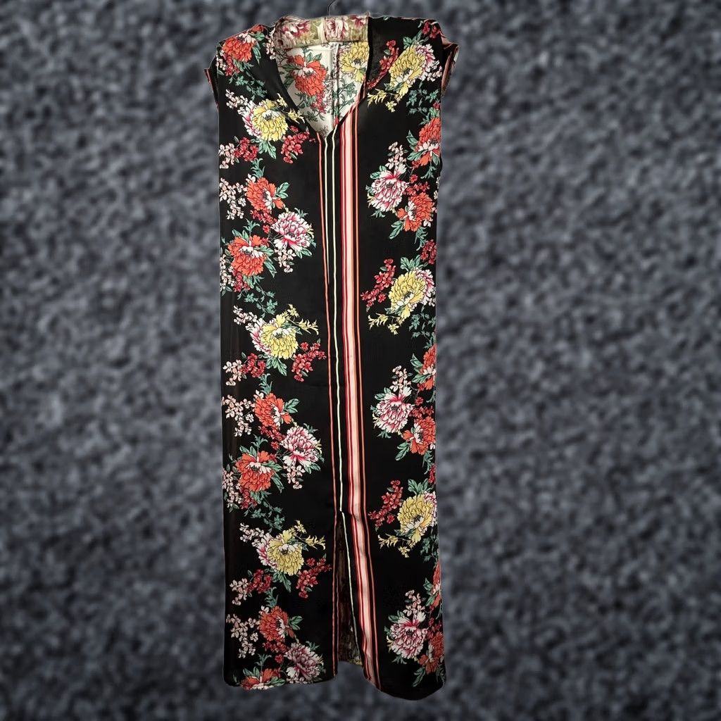 Anthropologie Anthropologie dRA Women's Small Black White Floral Camilla Belted Shift Dress Shirt Womens XS? Size S / US 4 / IT 40 - 1 Thumbnail