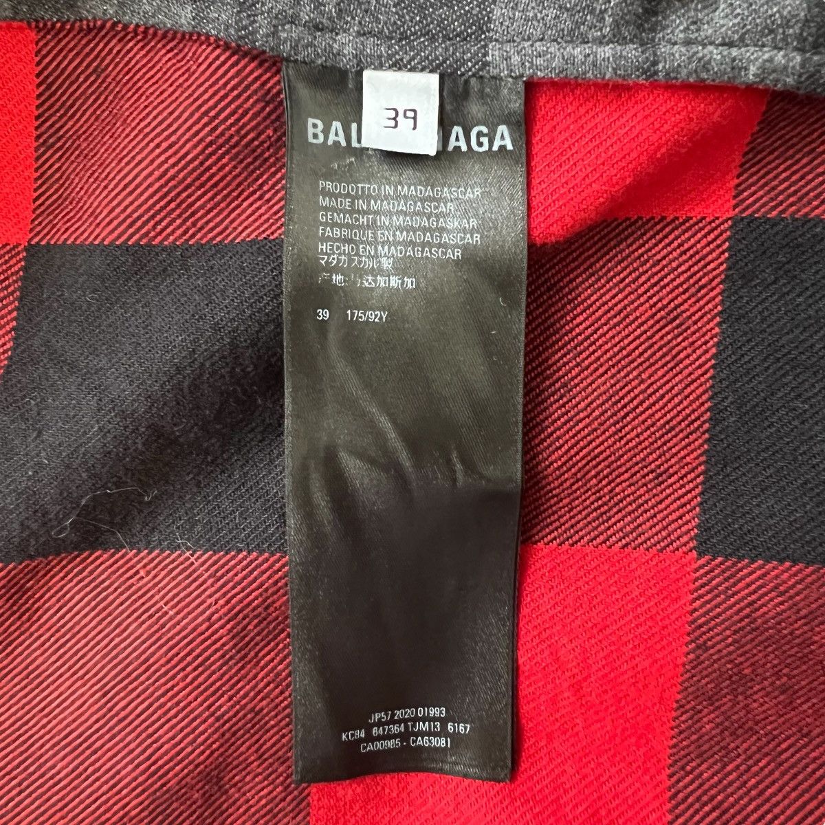 Balenciaga BALENCIAGA 2021SS ×DEMNA OVERSIZED PATCH WORK SHIRT Size US M / EU 48-50 / 2 - 4 Thumbnail