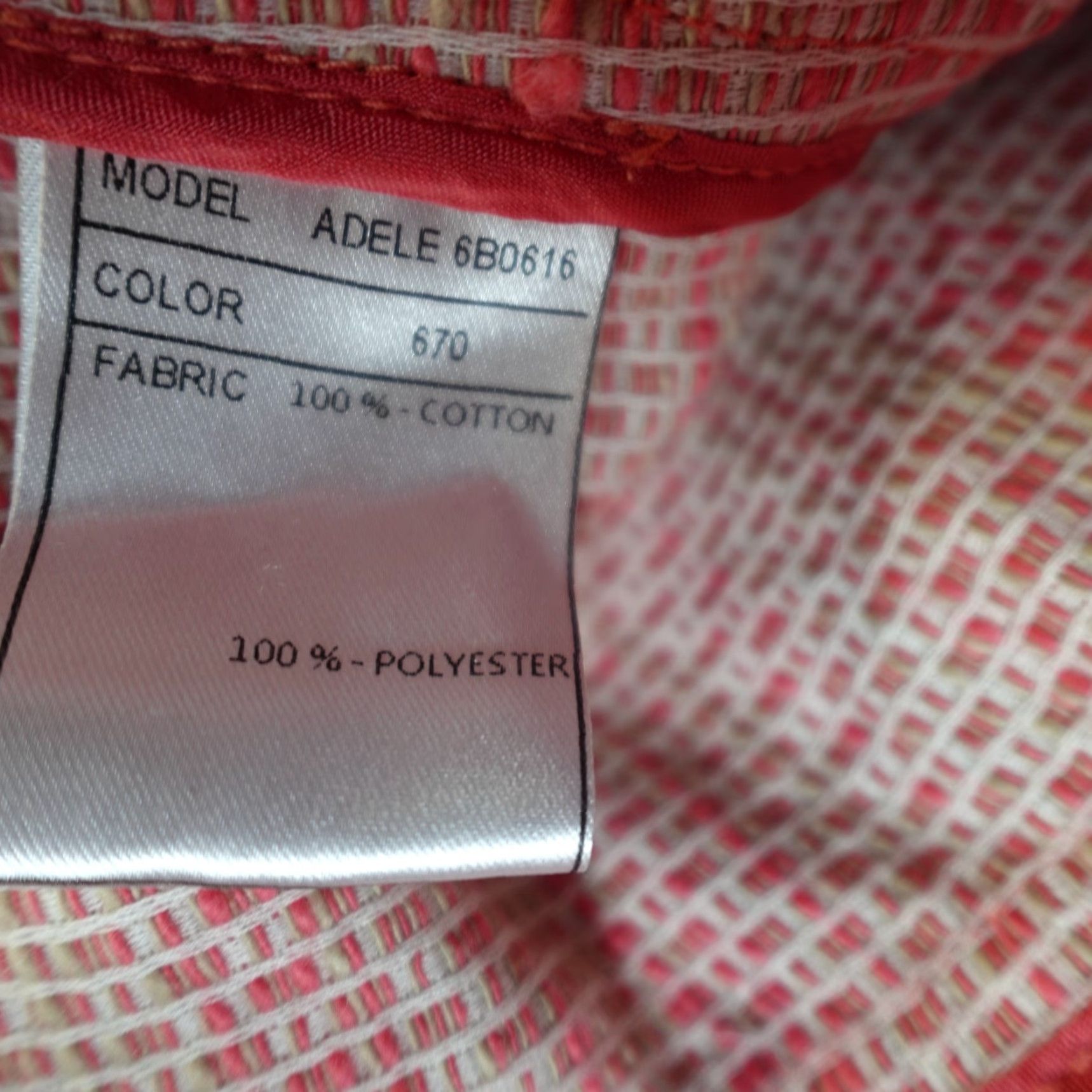 Vintage Santorelli Blazer XL Red Tweed Italy N E W / Read Size XL / US 12-14 / IT 48-50 - 7 Thumbnail
