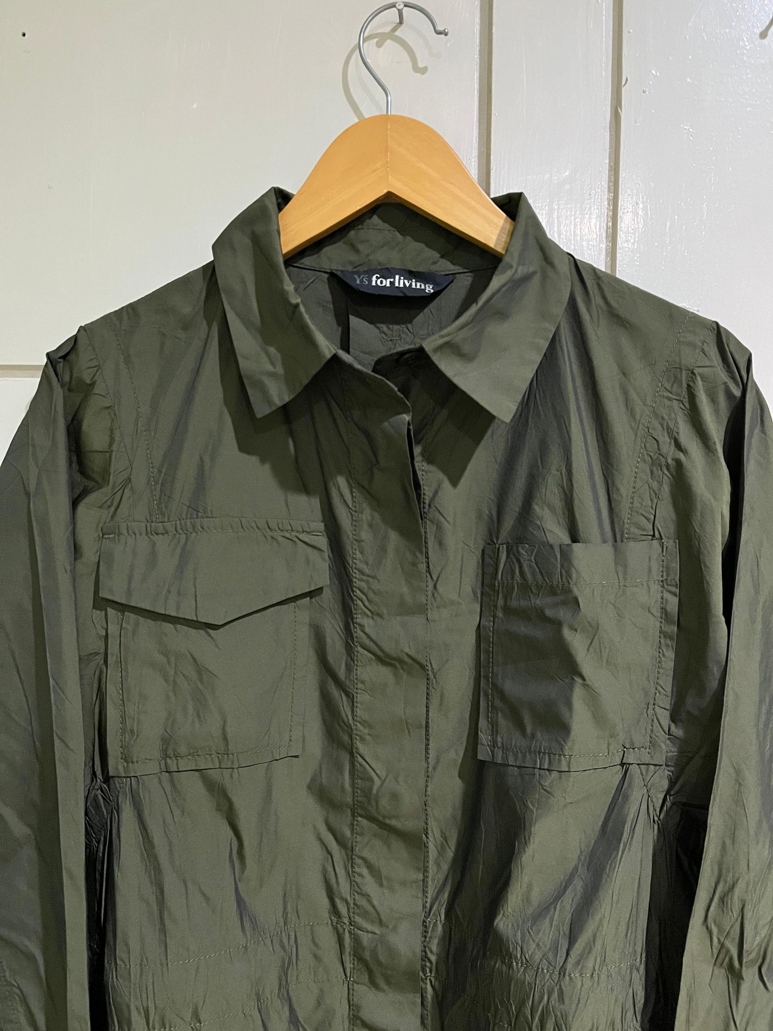 Yohji Yamamoto Yohji yamamoto y's for living long shirt parka Size US M / EU 48-50 / 2 - 3 Thumbnail