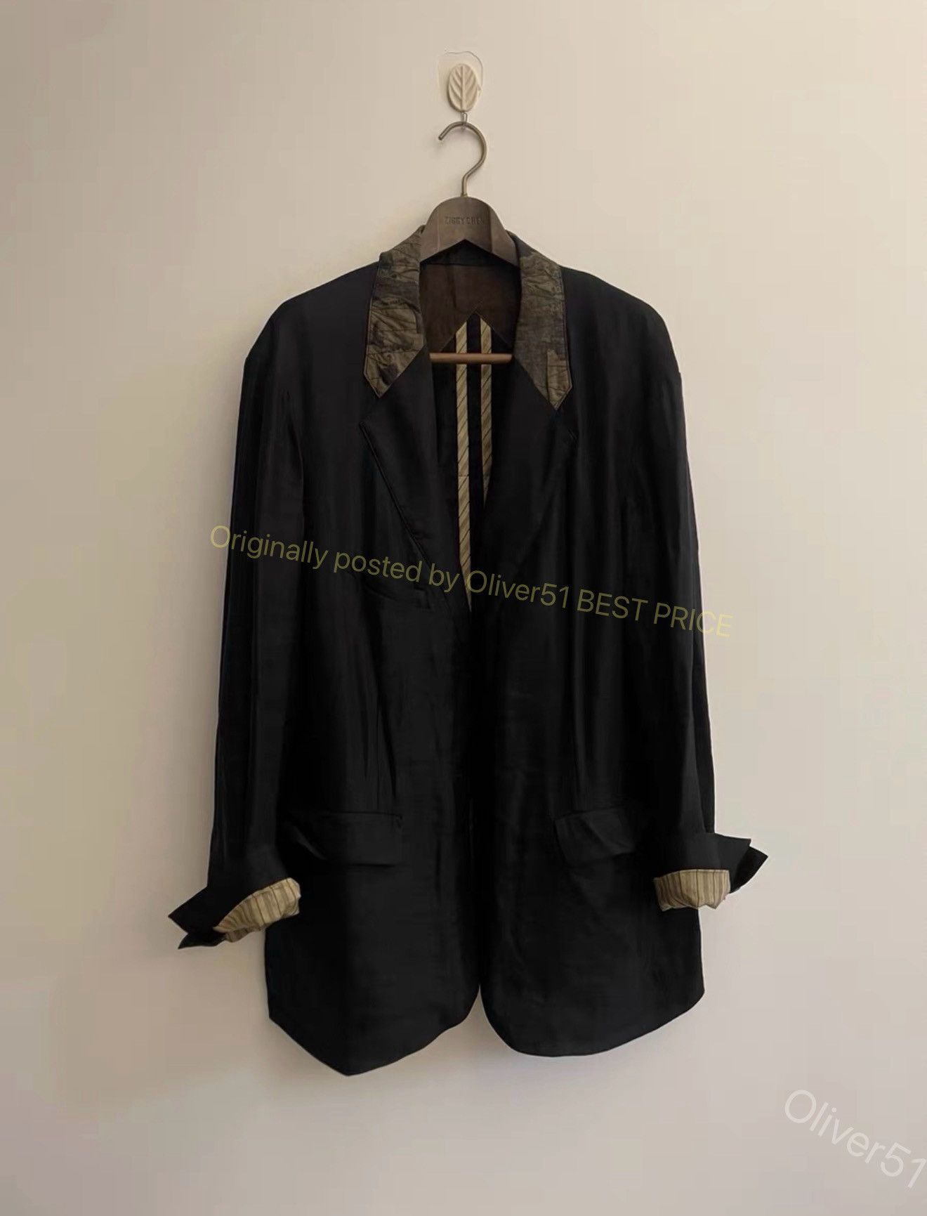 Ziggy Chen Ziggy Chen 21SS reversible spliced blazer YYYY17/2610 Size US M / EU 48-50 / 2 - 4 Thumbnail