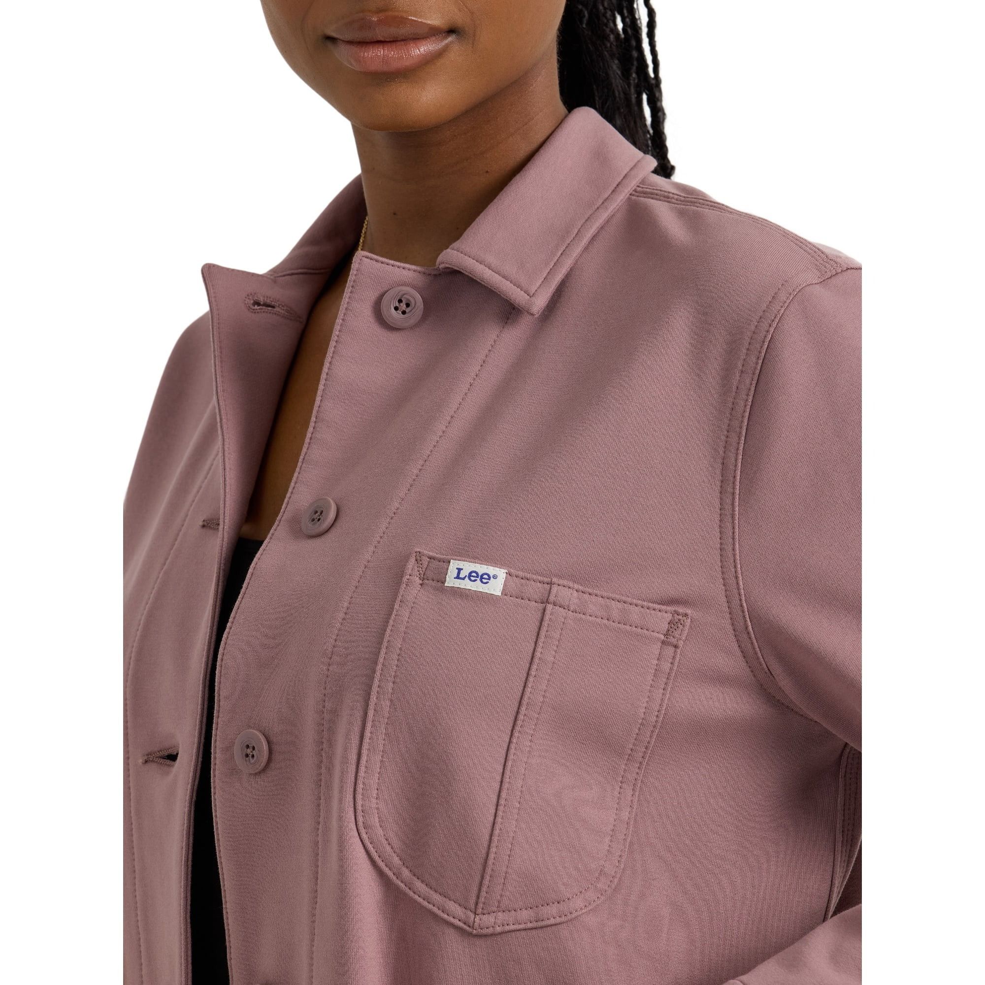 Lee Lee XL Dreamy Mauve Utility Jacket Button Front Chore Coat S Size XL / US 12-14 / IT 48-50 - 8 Thumbnail