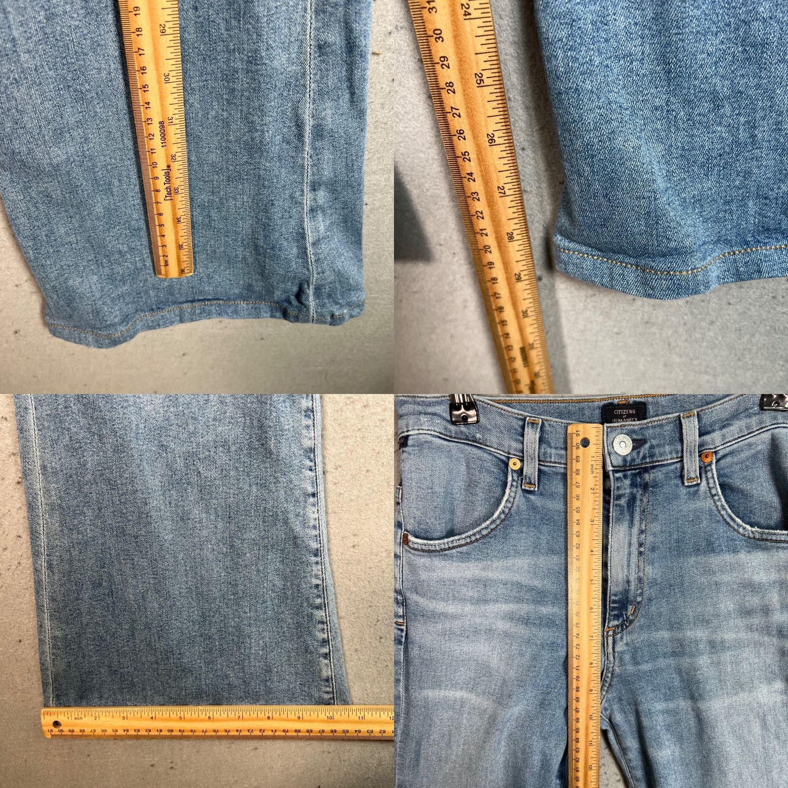 Citizens Of Humanity Citizens Of Humanity Jeans Womens 28 Chloe Mid Rise Super Flare Light Wash Denim Size 28" / US 6 / IT 42 - 8 Thumbnail