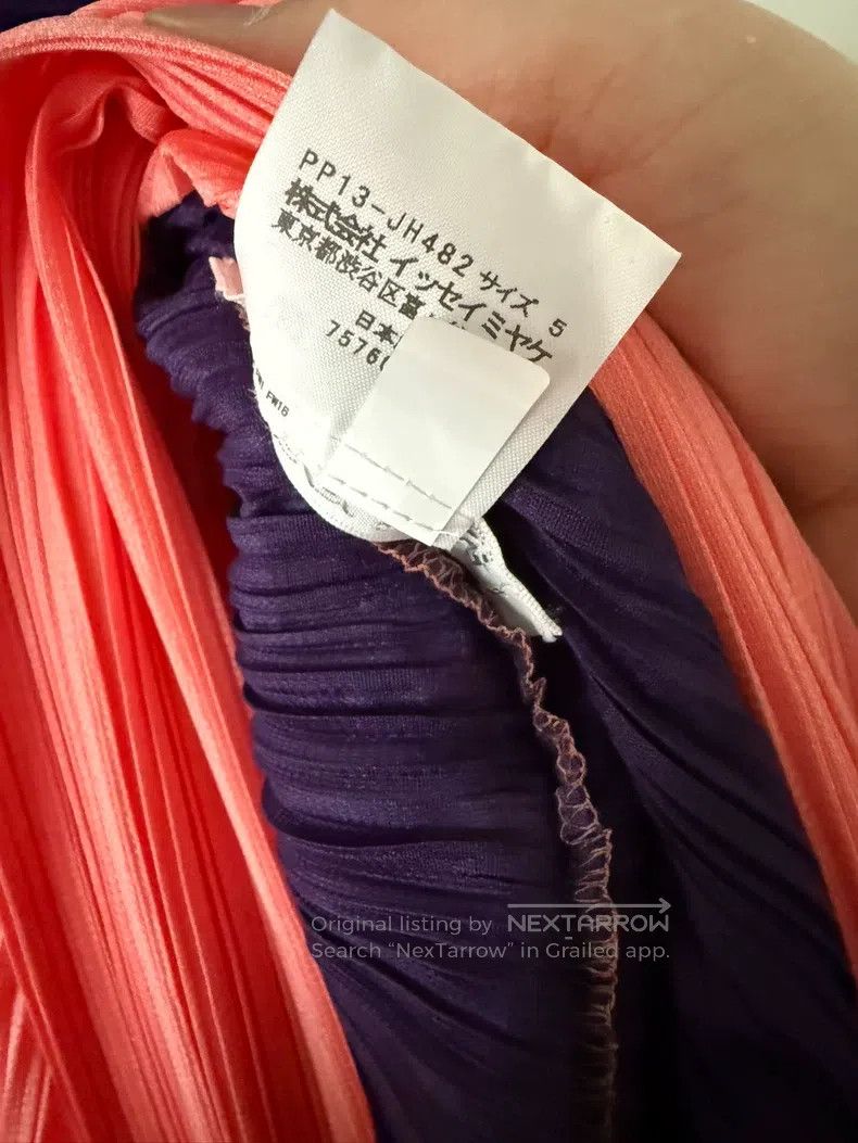Issey Miyake Issey Miyake Purple-pink Patchwork Design Dress Size XXL / US 16-18 / IT 52-54 - 4 Thumbnail