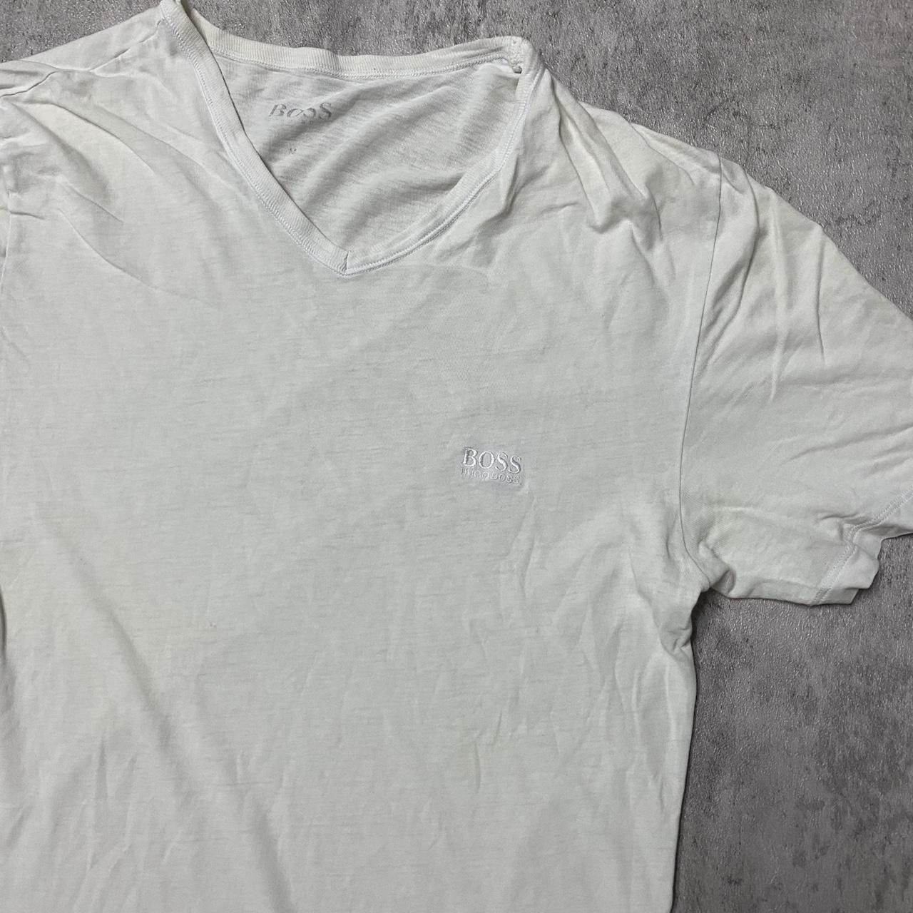 Hugo Boss White boss T-shirt vintage boxy Size US M / EU 48-50 / 2 - 2 Thumbnail