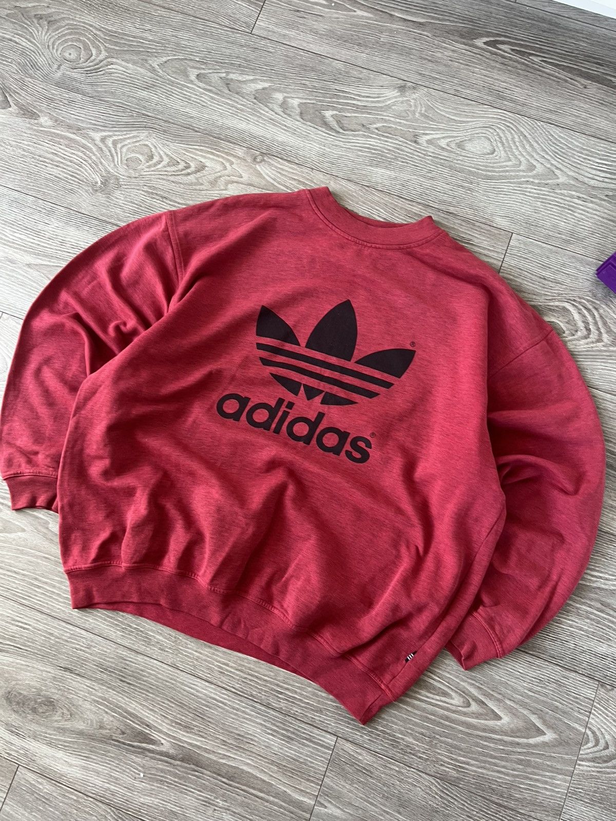 Adidas Vintage Y2k Adidas Oversize Big Logo Crewneck Sweatshirt Size US L / EU 52-54 / 3 - 14 Thumbnail