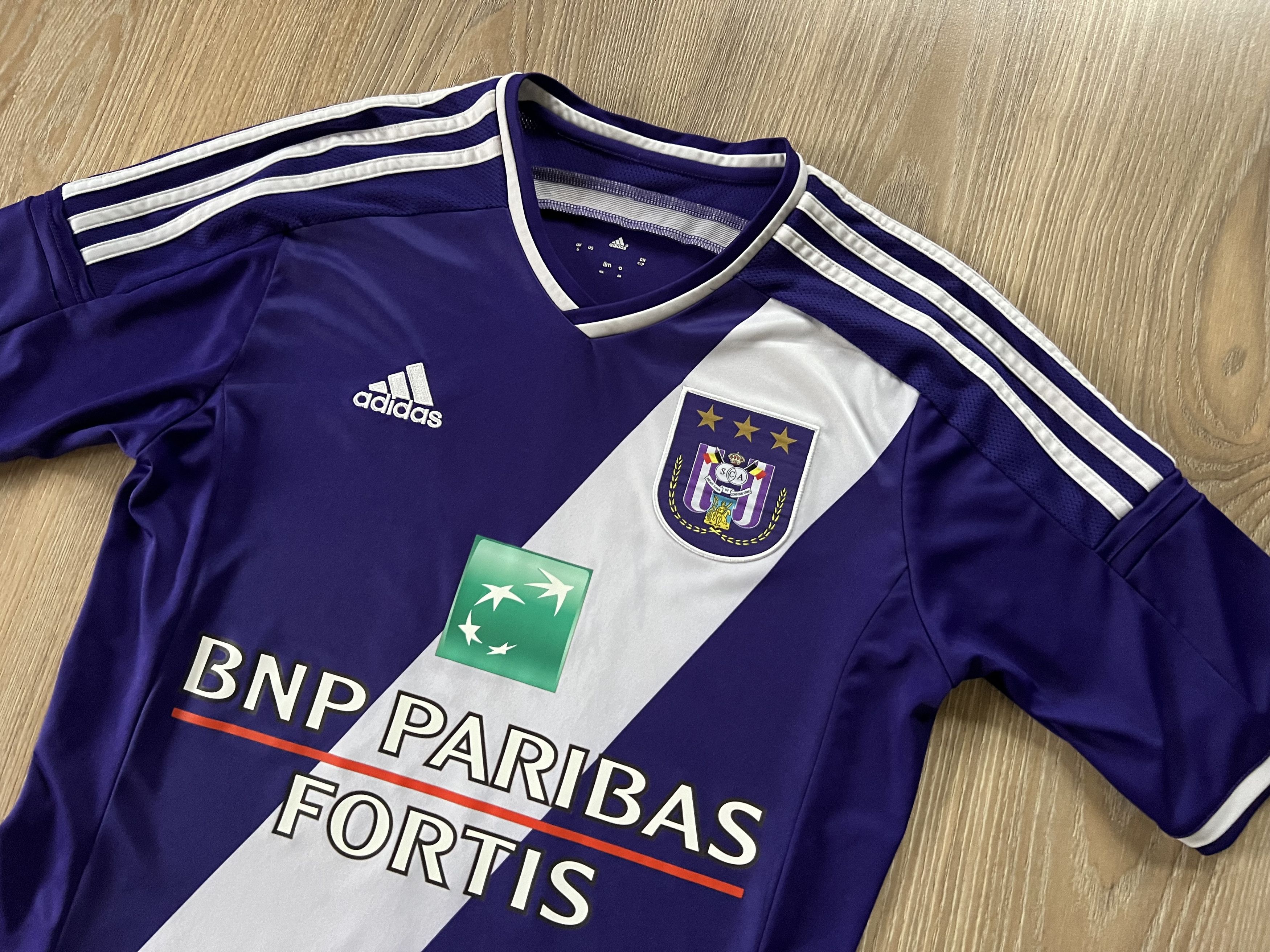 Adidas Adidas Anderlecht Home Shirt #10 Praet 2014-2015 Size US S / EU 44-46 / 1 - 5 Thumbnail