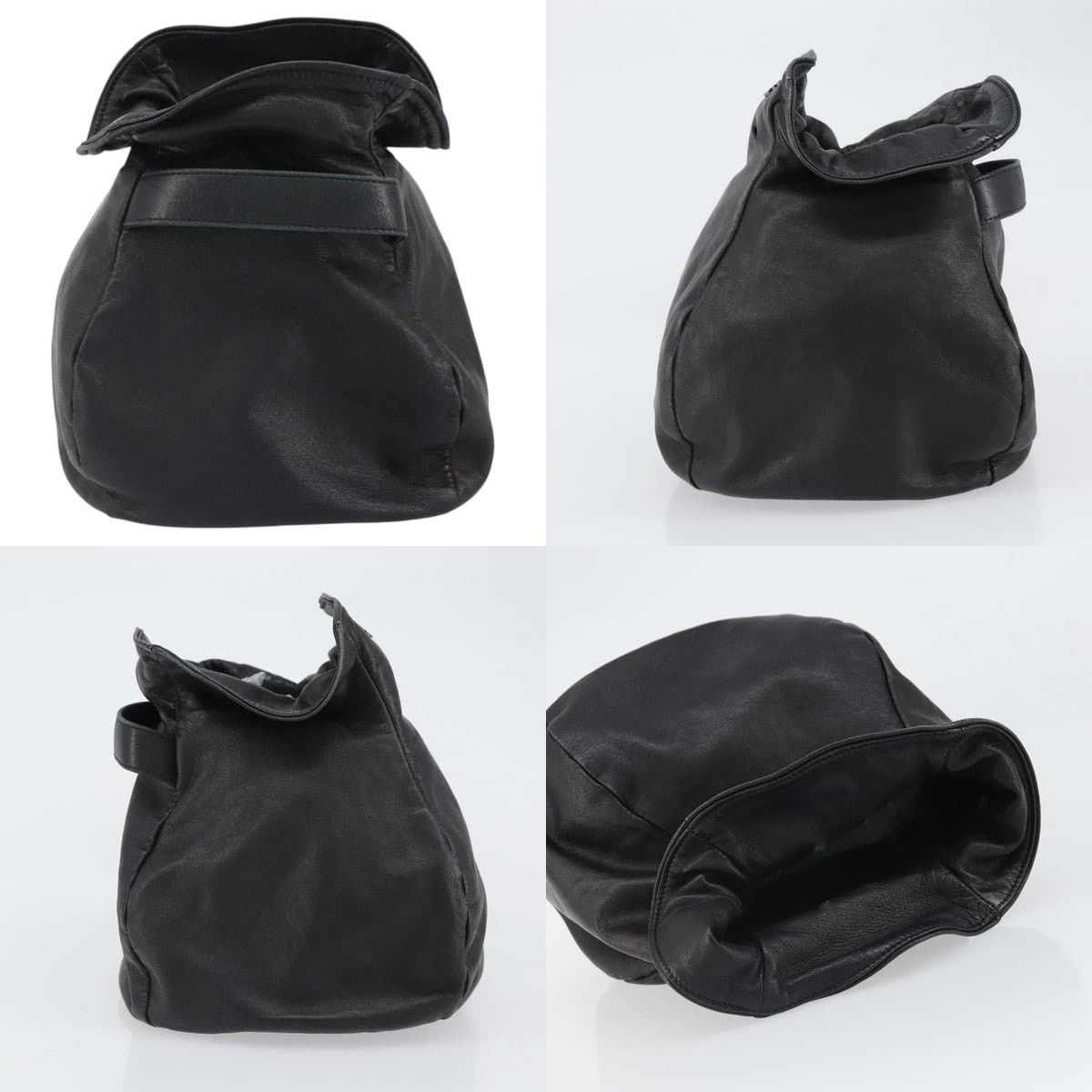 Chanel Chanel Purse Pouch Lamb Skin Black CC Size ONE SIZE - 3 Thumbnail