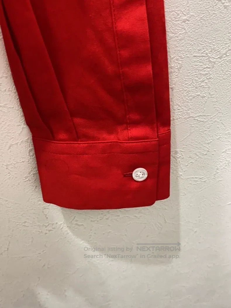 Comme des Garcons Comme des Garcons Red vintage lace blouse Size M / US 6-8 / IT 42-44 - 5 Thumbnail