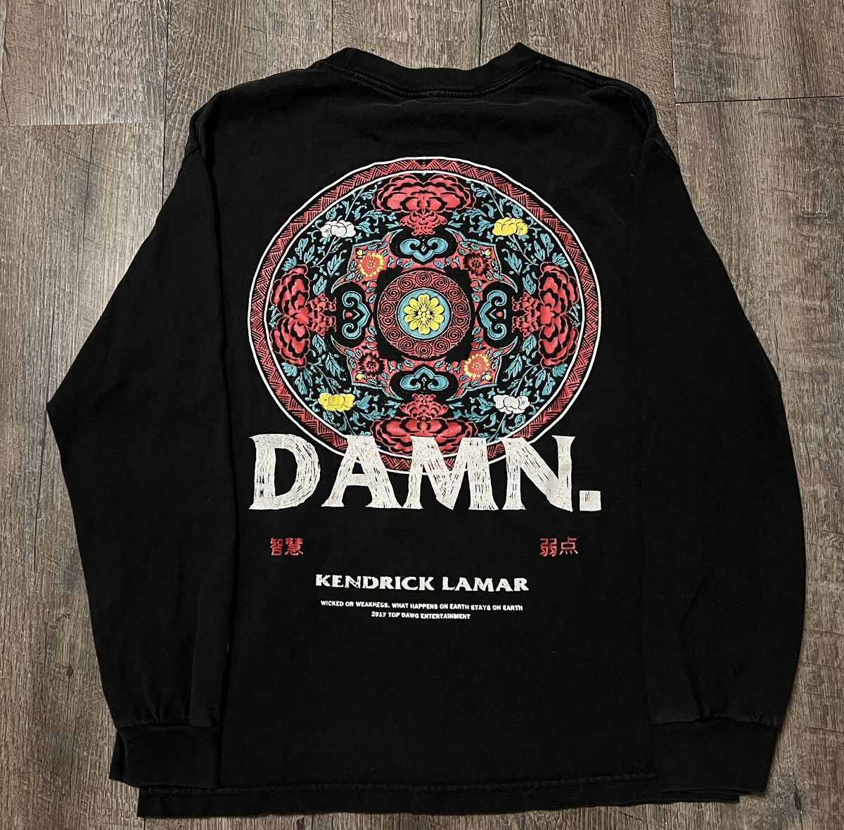 Kendrick Lamar Kendrick Lamar TDE Damn Album Tour Long Sleeve Shirt Size M Size US M / EU 48-50 / 2 - 3 Thumbnail