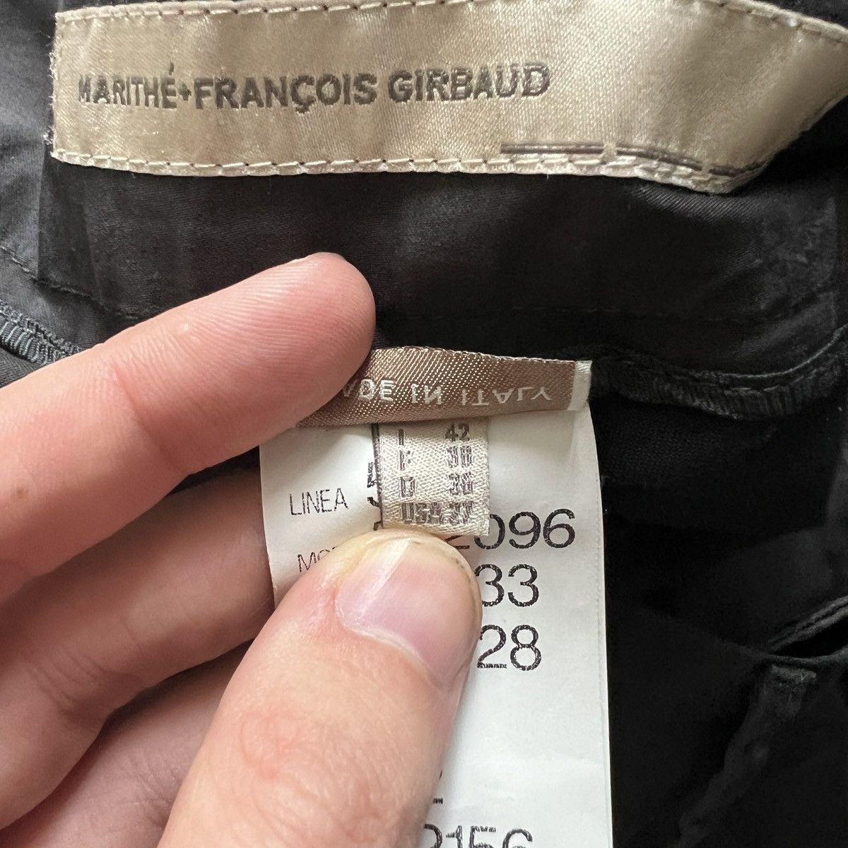 Marithe + Francois Girbaud USA 27 size MARITHÉ + FRANÇOIS GIRBAUD Black Pants 2000s Size 30" / US 8 / IT 44 - 9 Thumbnail