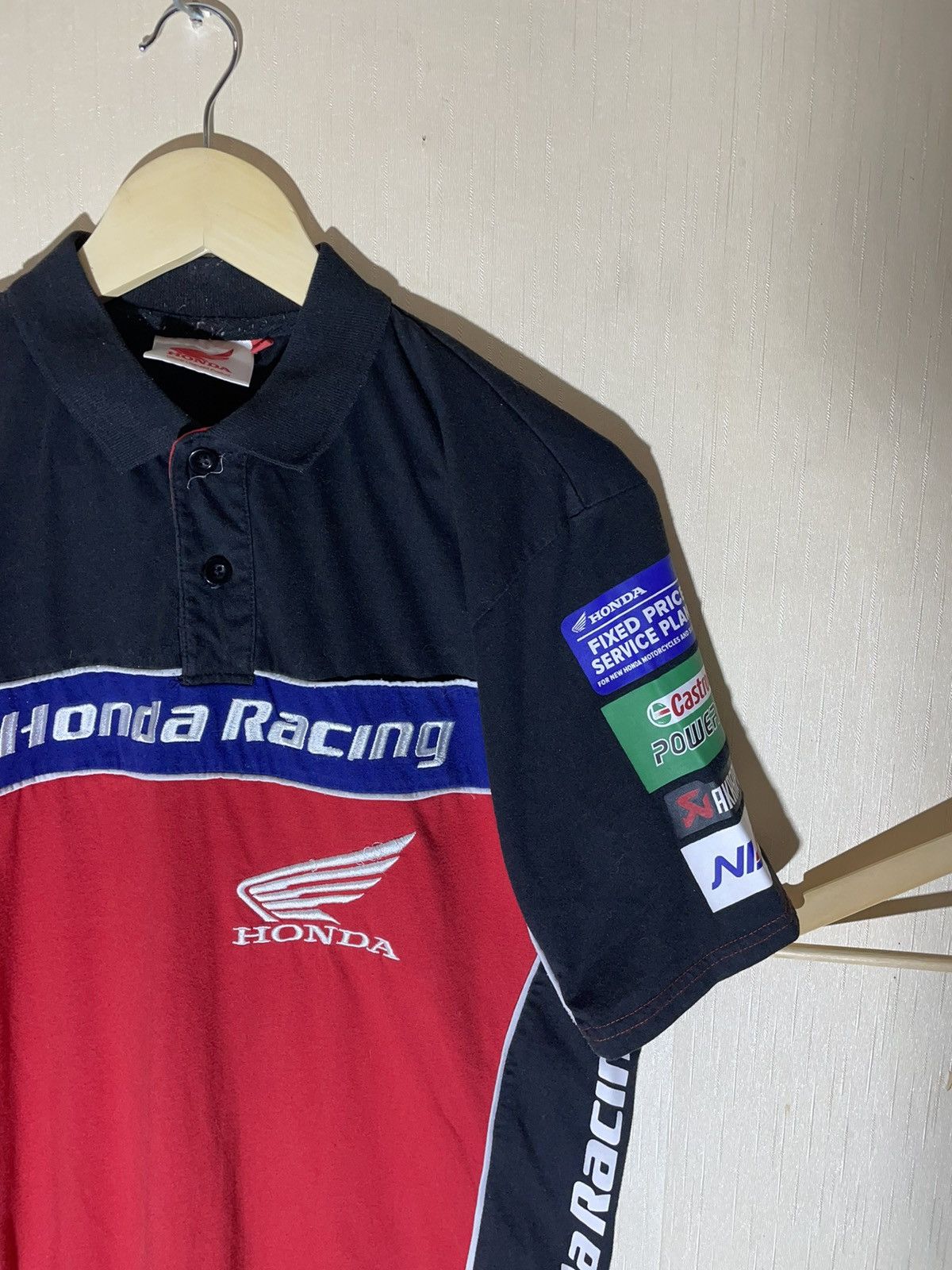 Honda Honda racing polo shirt vintage Size US M / EU 48-50 / 2 - 3 Thumbnail
