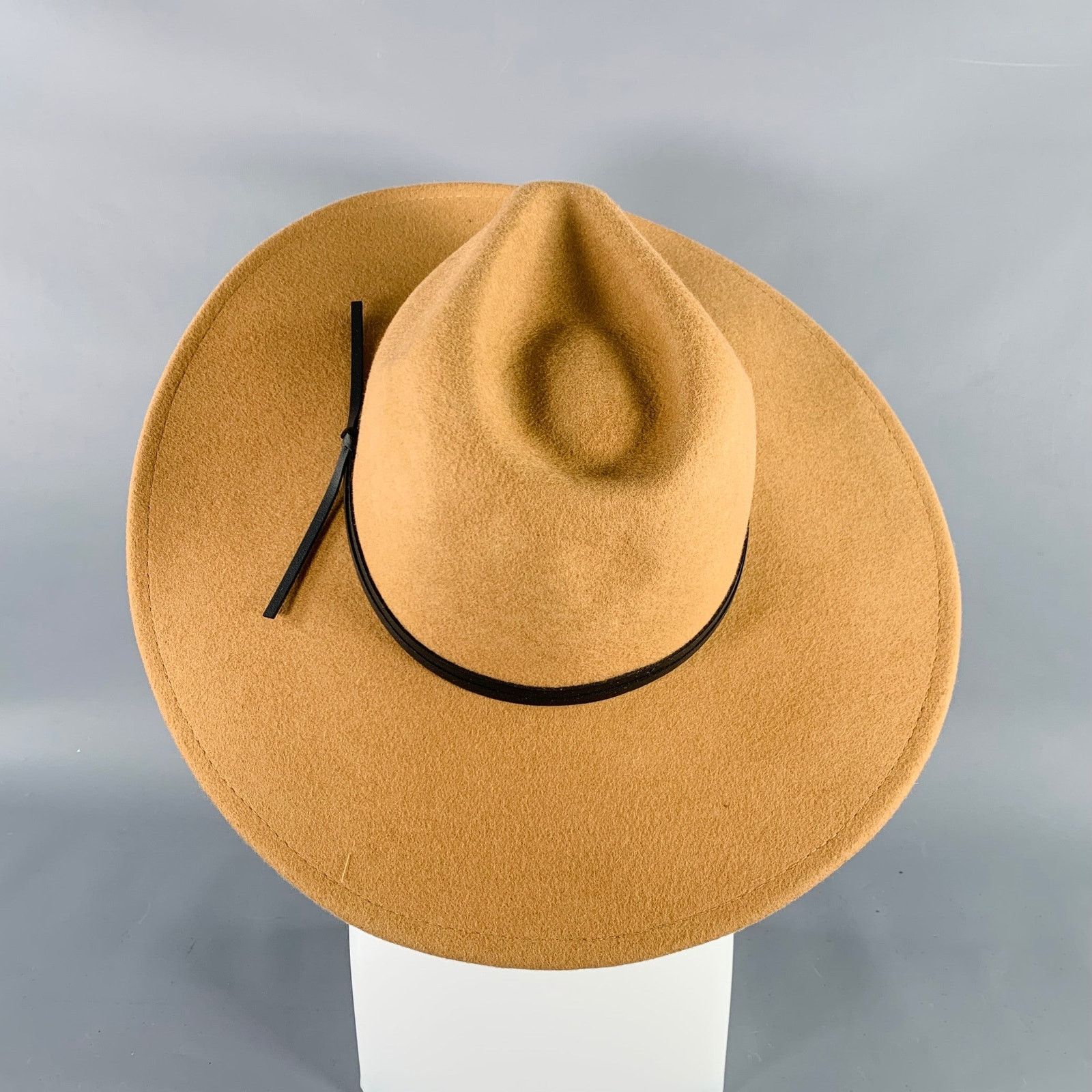 Vintage VINTAGE Camel Wool Blend Felt Western Hat Size ONE SIZE - 4 Thumbnail