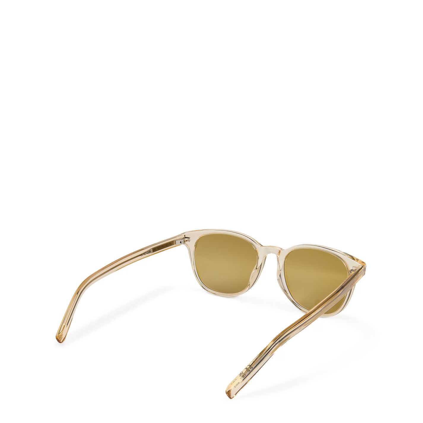 Saint Laurent Paris o1g2r1mq0426 Size: OS / Zoe Round Sunglasses in Yellow Size ONE SIZE - 4 Thumbnail