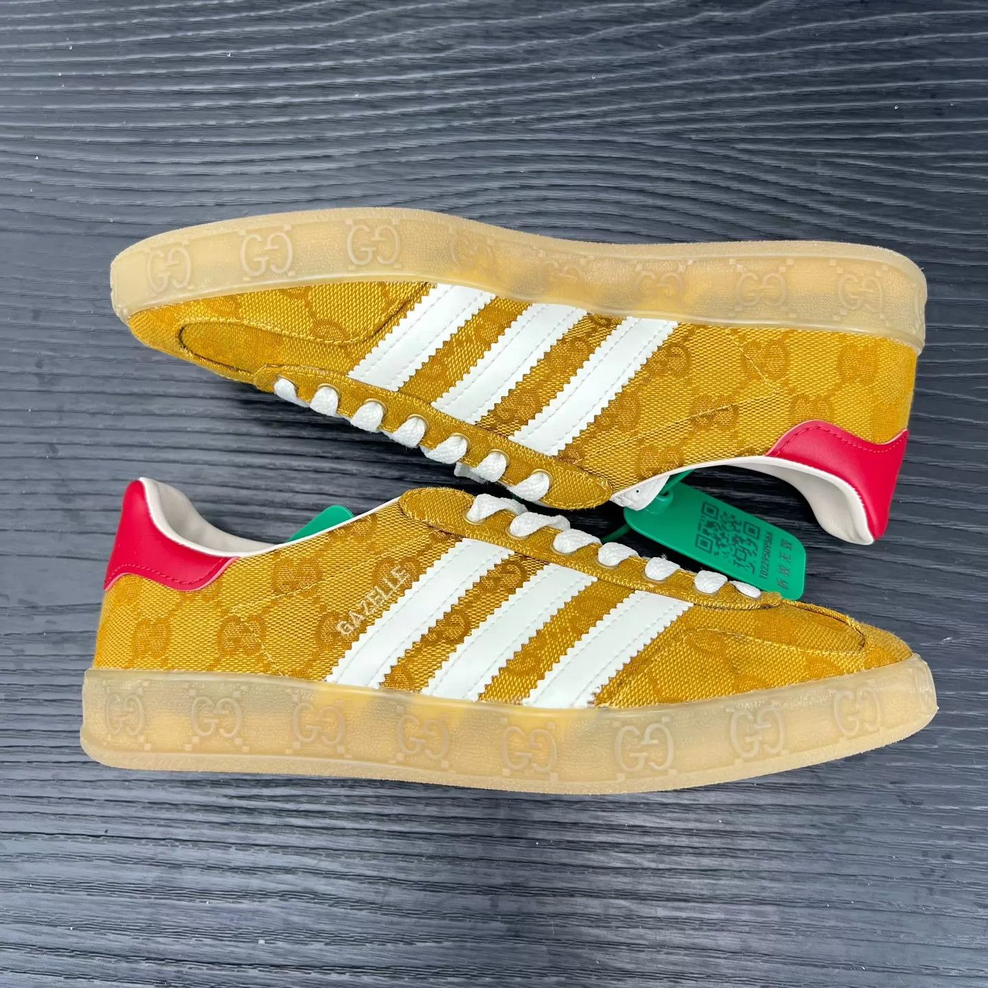 Gucci Gucci x Adidas Beige Brown Size 38 New Size US 6.5 / IT 36.5 - 3 Thumbnail