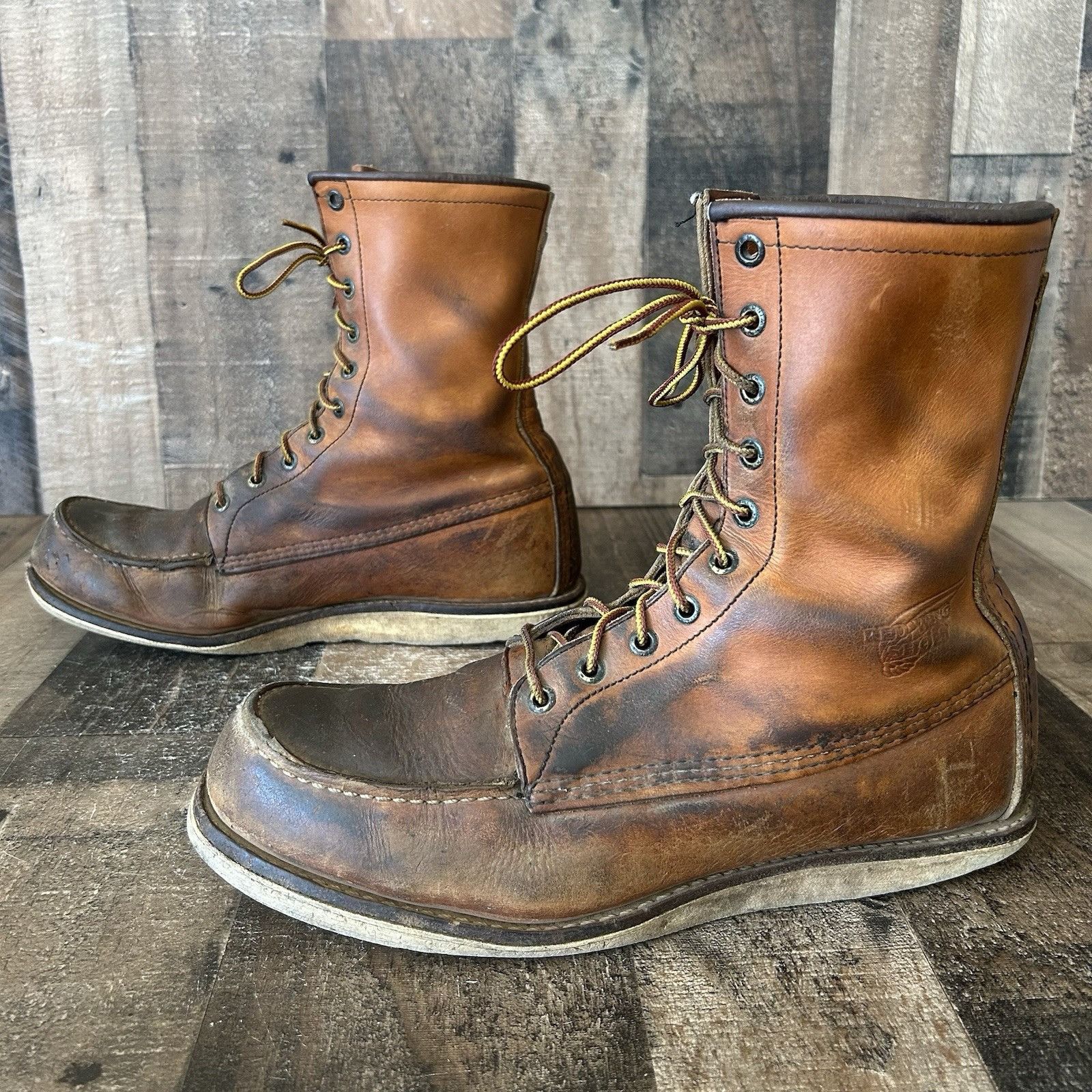 Red Wing Red Wing 10877 Moc Toe Work Boots Mens 11.5 D Size US 11.5 / EU 44-45 - 9 Thumbnail