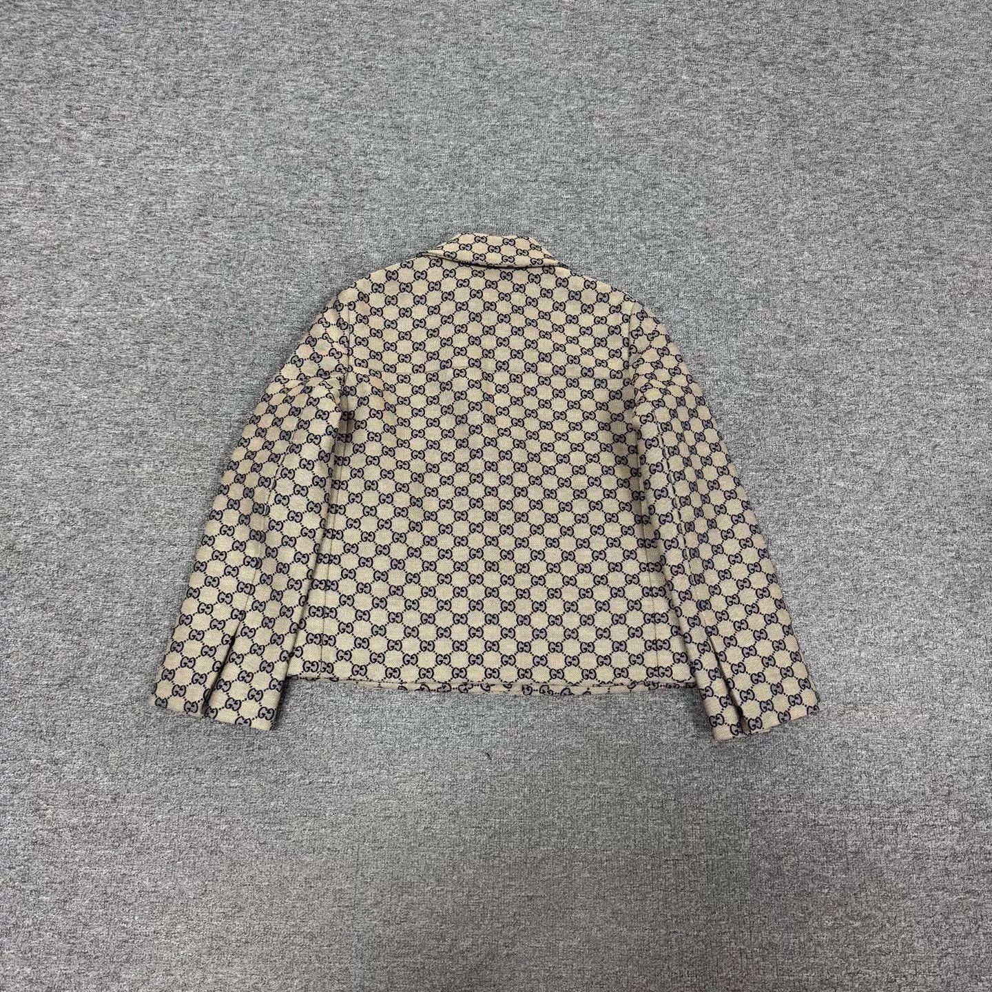 Gucci Gucci New Logo Full Print GG Collar Zip Jacket Size XS / US 0-2 / IT 36-38 - 2 Thumbnail