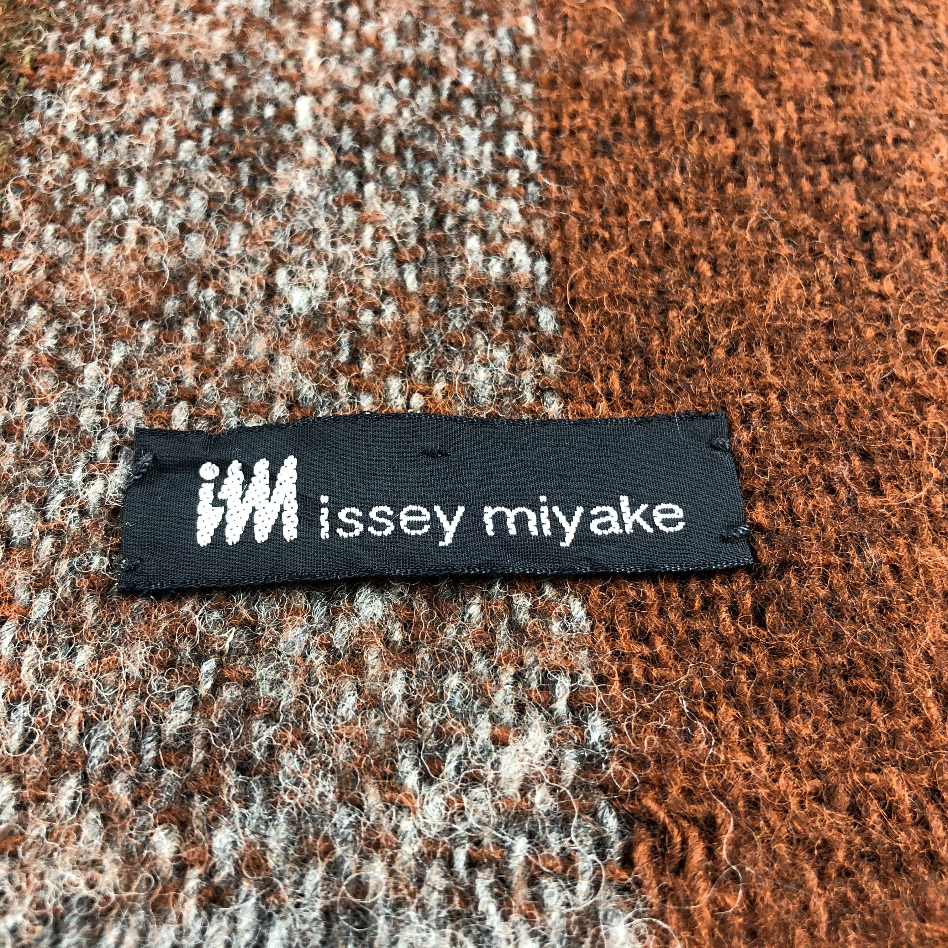 Issey Miyake Issey Miyake Rare Wool Scarf Muffler V763 Size ONE SIZE - 4 Thumbnail