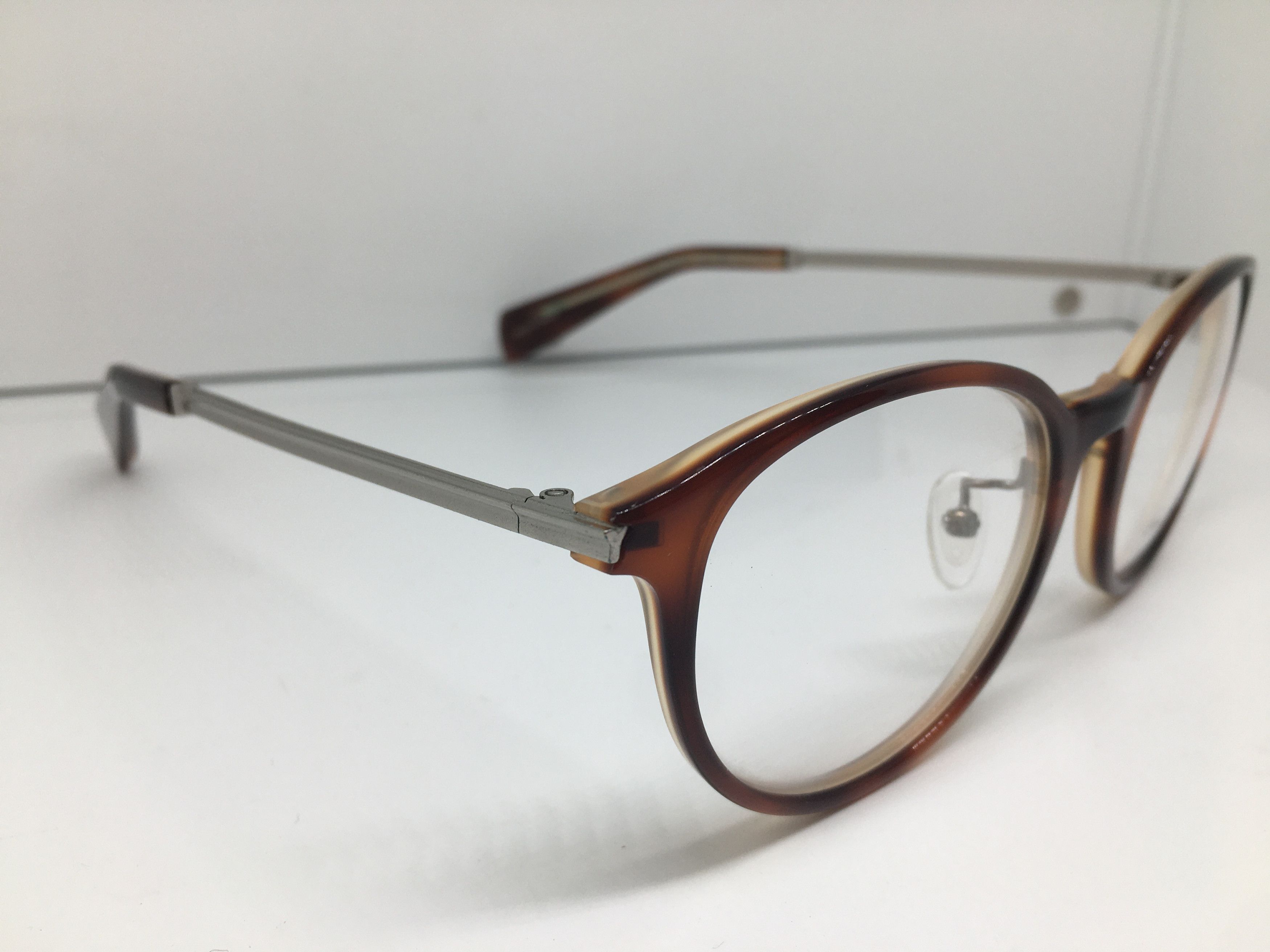 Yohji Yamamoto Yohji Yamamoto YY1024 Tortoise Cateye Eyeglasses Size ONE SIZE - 2 Thumbnail