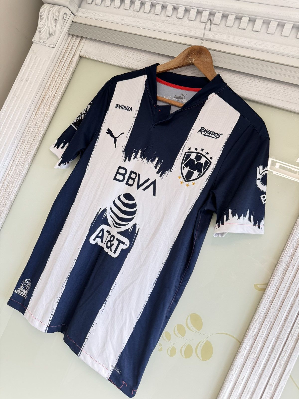 Puma Rayados Monterrey 2020-2021 Home Soccer Jersey Football Kit Size US M / EU 48-50 / 2 - 3 Thumbnail