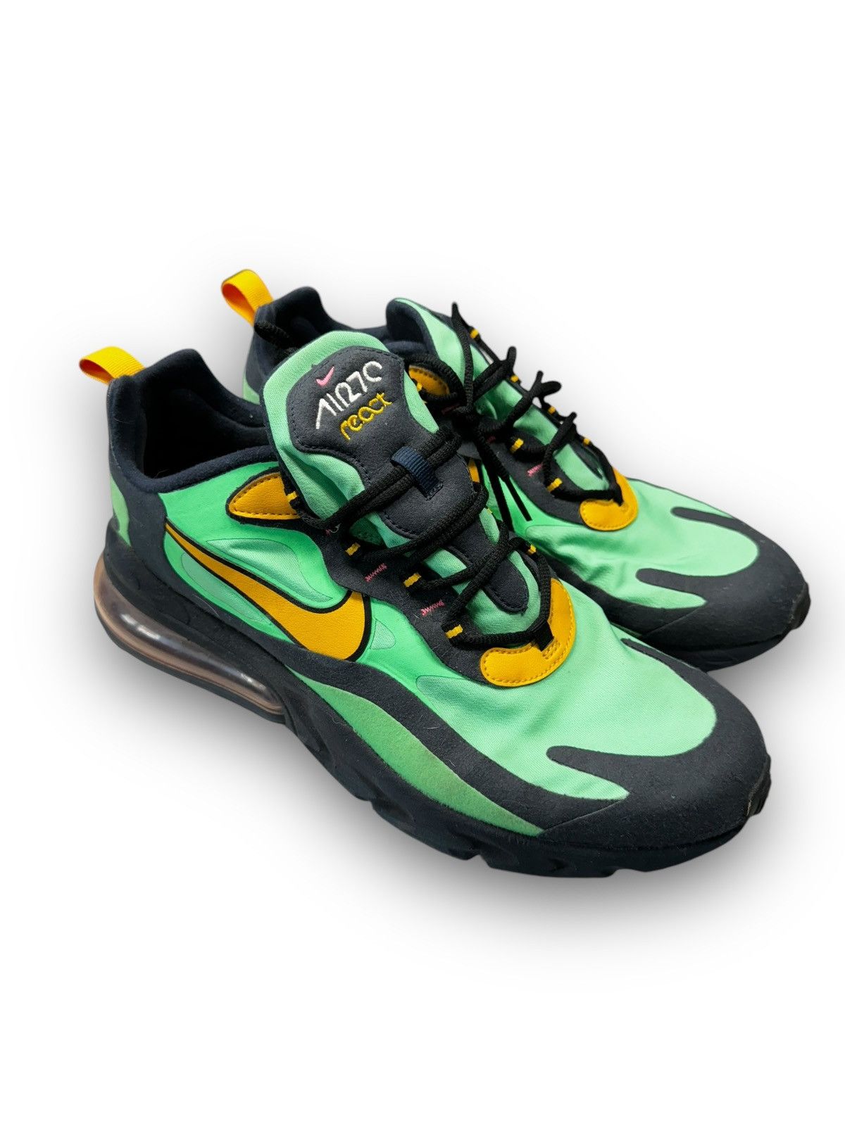 Nike Nike Air Max 270 React electro lime size. 10.5 Size US 10.5 / EU 43-44 - 1 Thumbnail