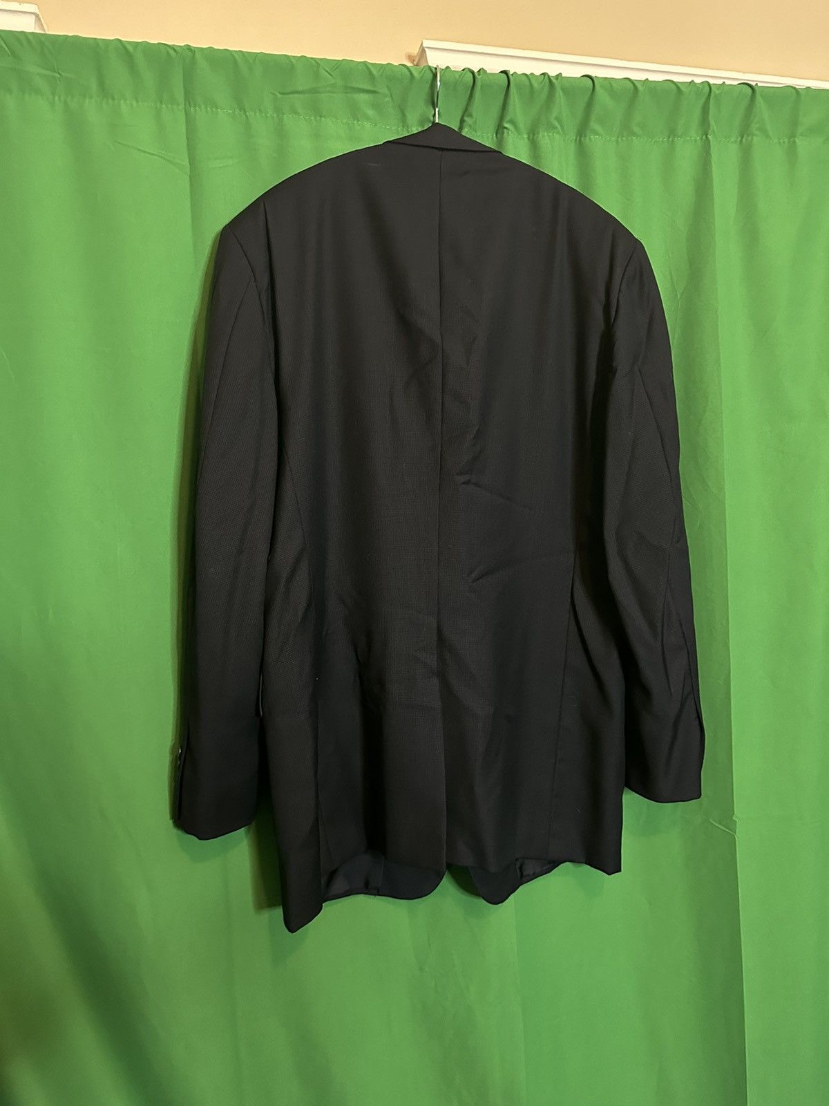 Hickey Freeman × Loro Piana Super 120s Tasmanian wool navy blue blazer Size 46L - 4 Thumbnail