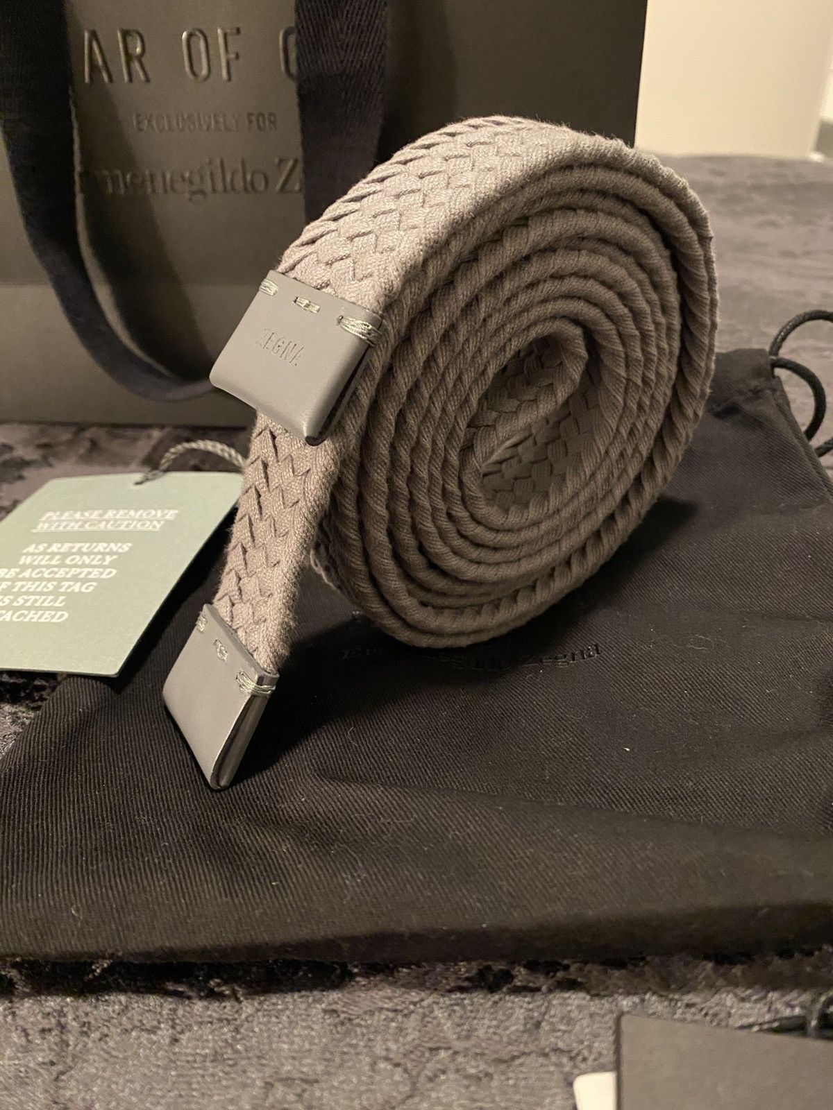 Ermenegildo Zegna × Fear of God Fear of God x Zegna Collab Belt Size ONE SIZE - 2 Thumbnail