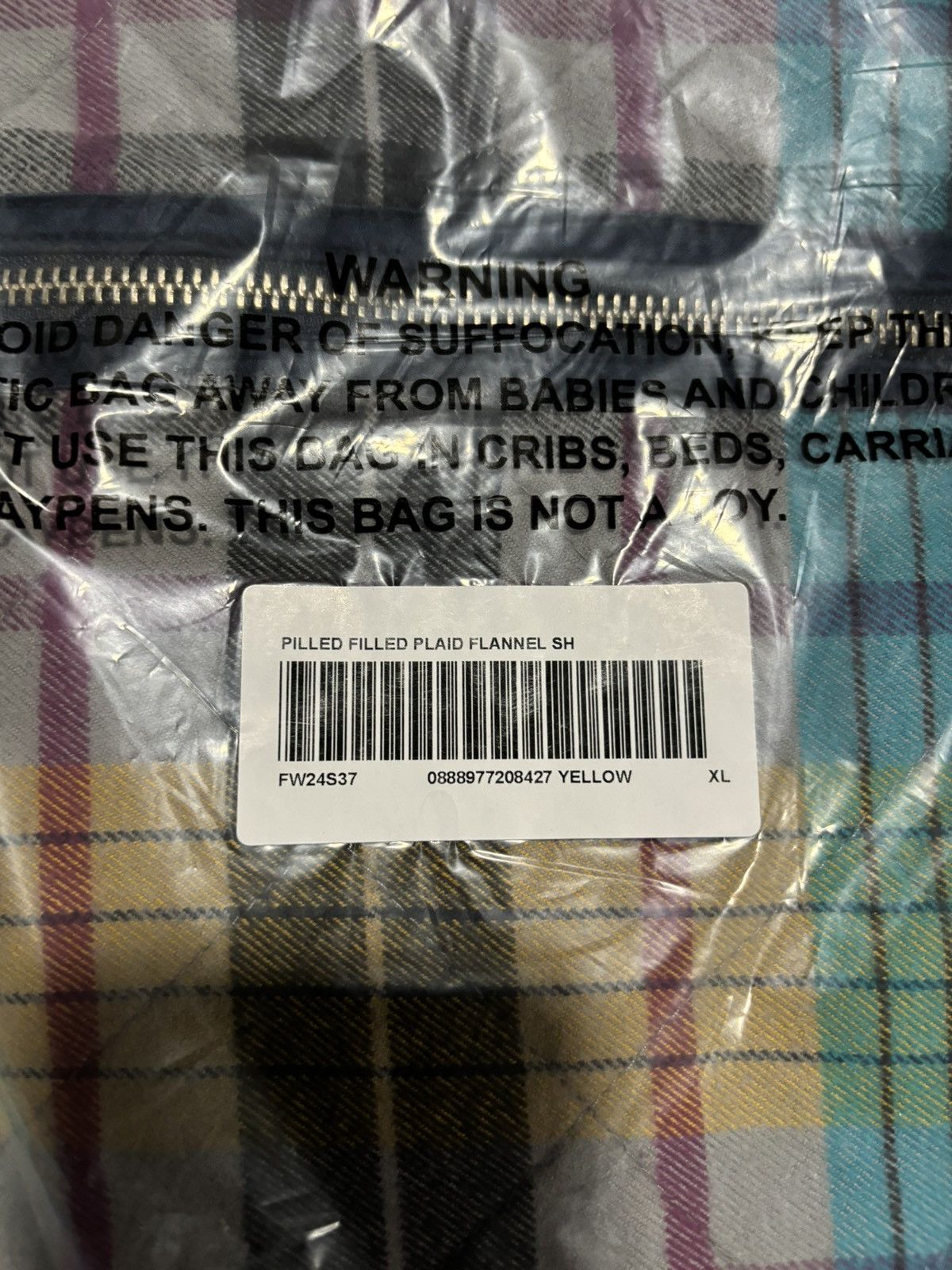 Supreme Supreme Multicolor Quilted Flannel Zip Up Size US XL / EU 56 / 4 - 8 Thumbnail