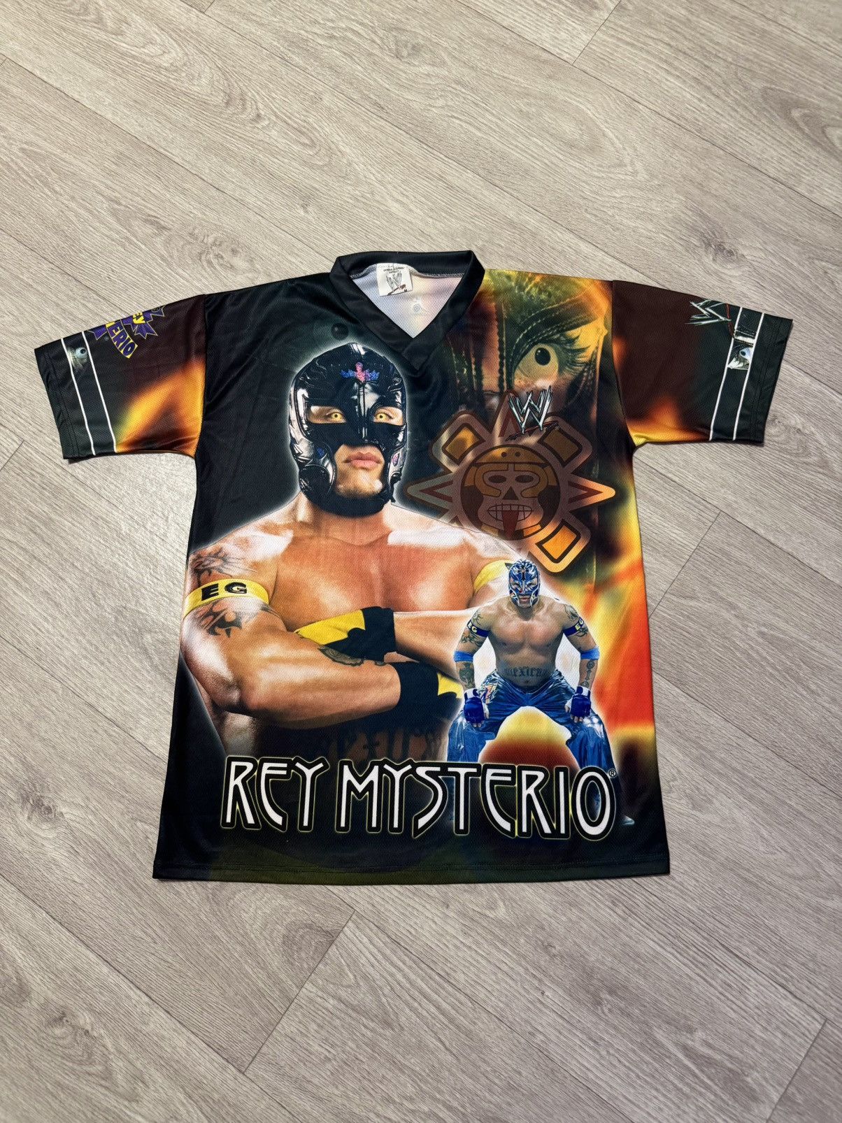 WWE 🔷Vintage WWE Rey Mysterio Jersey 2000s🔷 Size US M / EU 48-50 / 2 - 1 Thumbnail