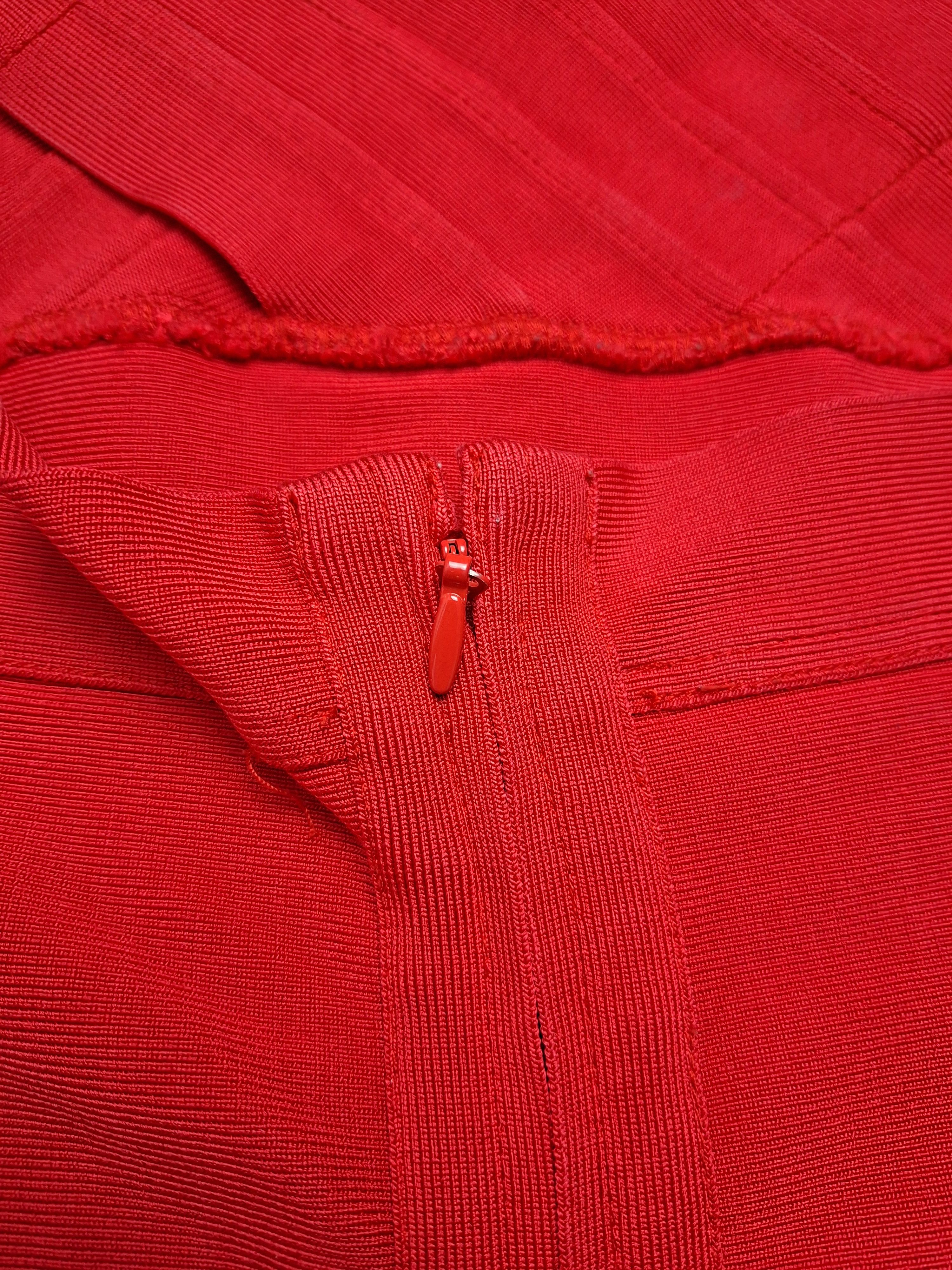 House of CB House of CB Red Bandage Halter Dress Verbena Cross Front Size L / US 10 / IT 46 - 9 Thumbnail