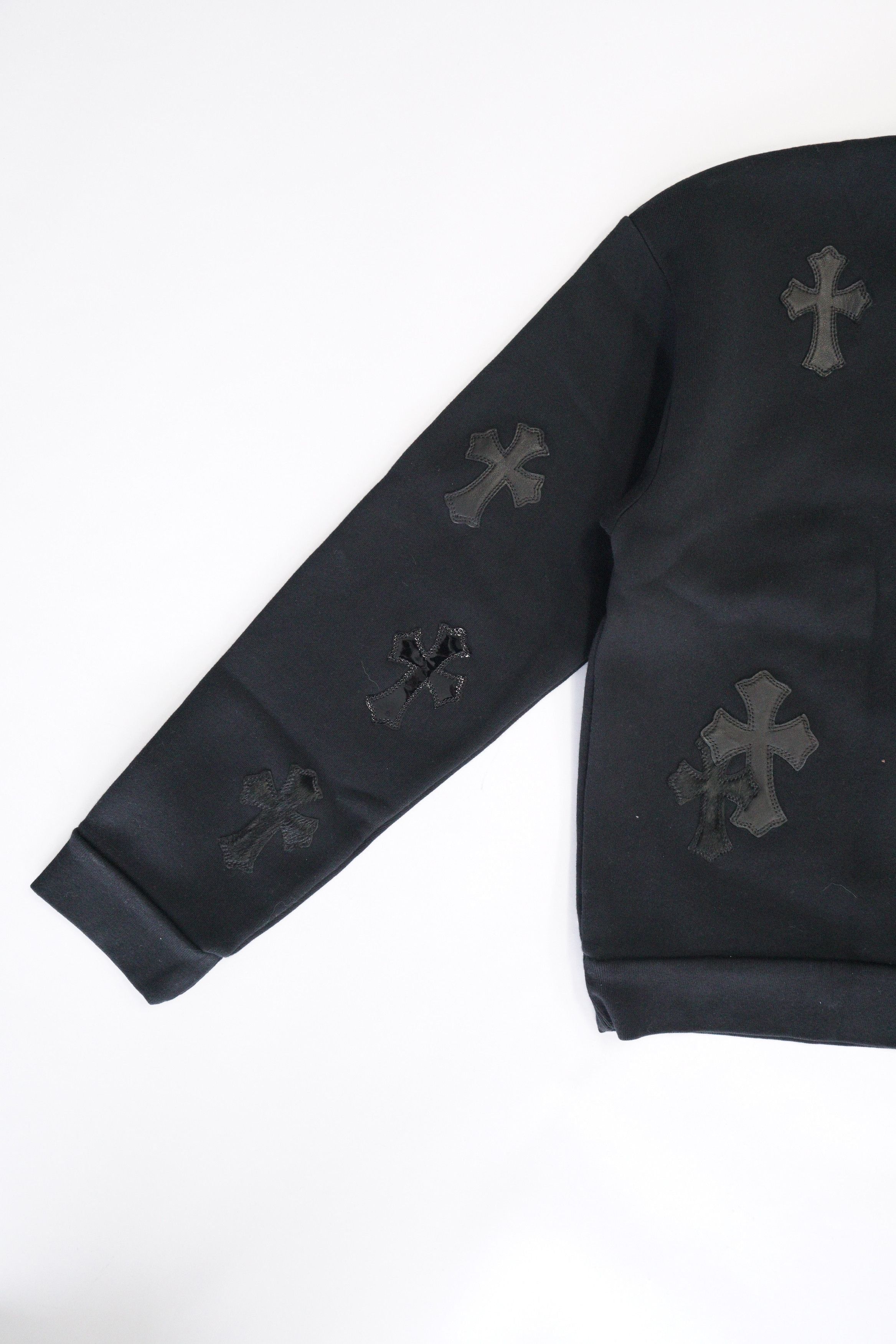 Chrome Hearts Chrome Hearts Pony Hair Patent Leather Cross Sweatshirt Size US S / EU 44-46 / 1 - 9 Thumbnail
