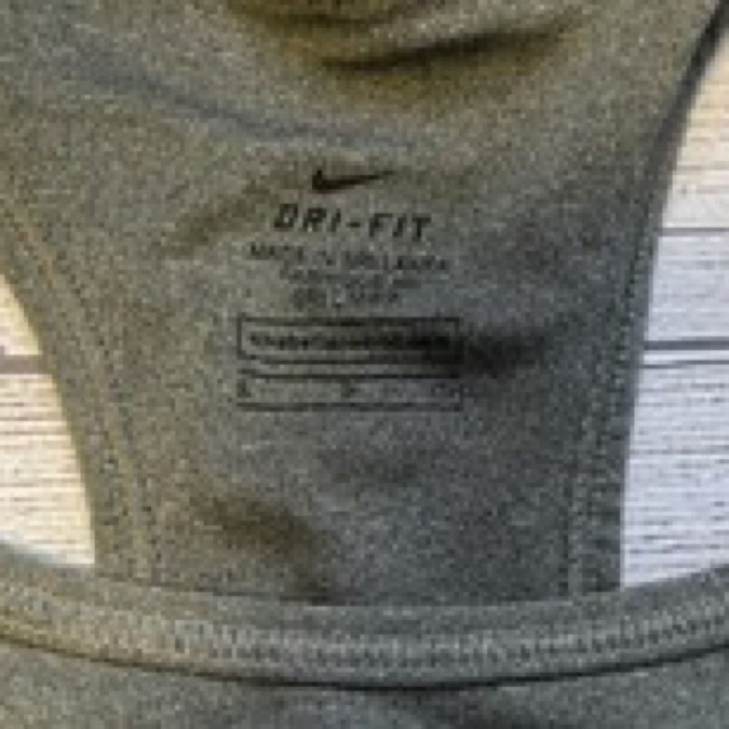 Nike Nike Sports Bra Dri Fit Small Gray Unpadded Size ONE SIZE - 2 Thumbnail
