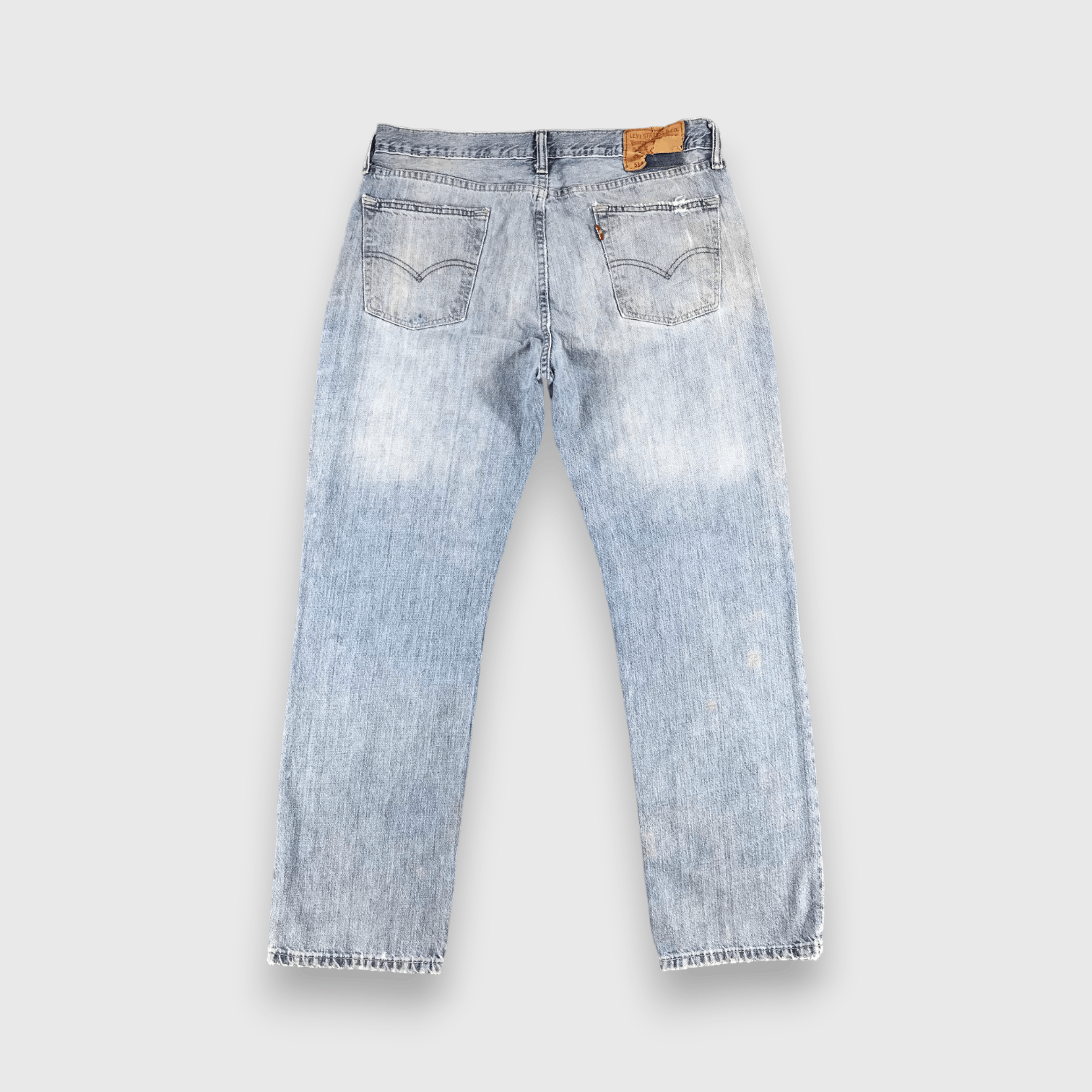Levi's Dirty Vintage Levis 514 Jeans Light Wash Denim-J1081 Size US 34 / EU 50 - 2 Thumbnail