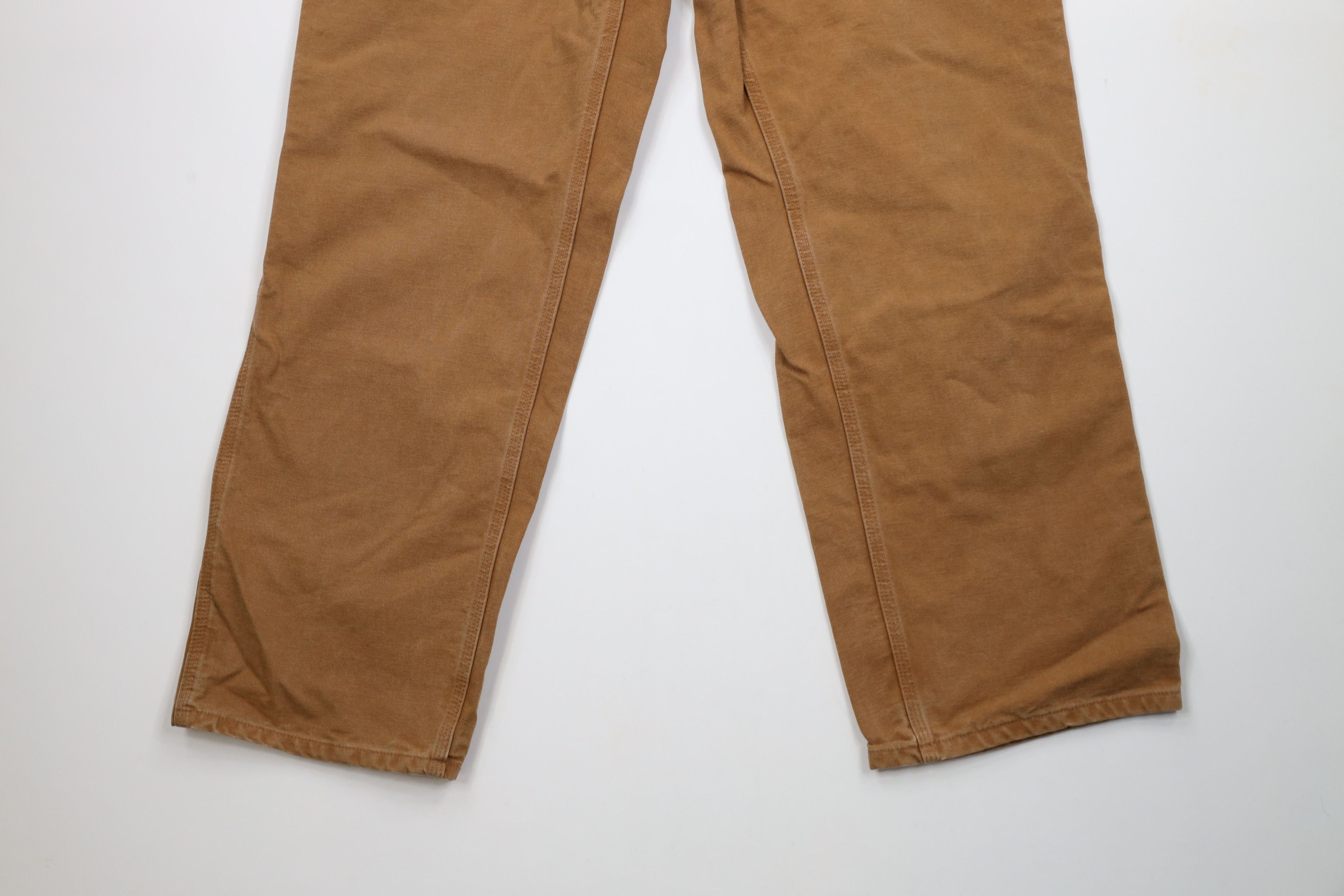 Carhartt × Vintage Vintage Carhartt Dungaree Wide Leg Canvas Pants Duck Brown Size US 38 / EU 54 - 4 Thumbnail