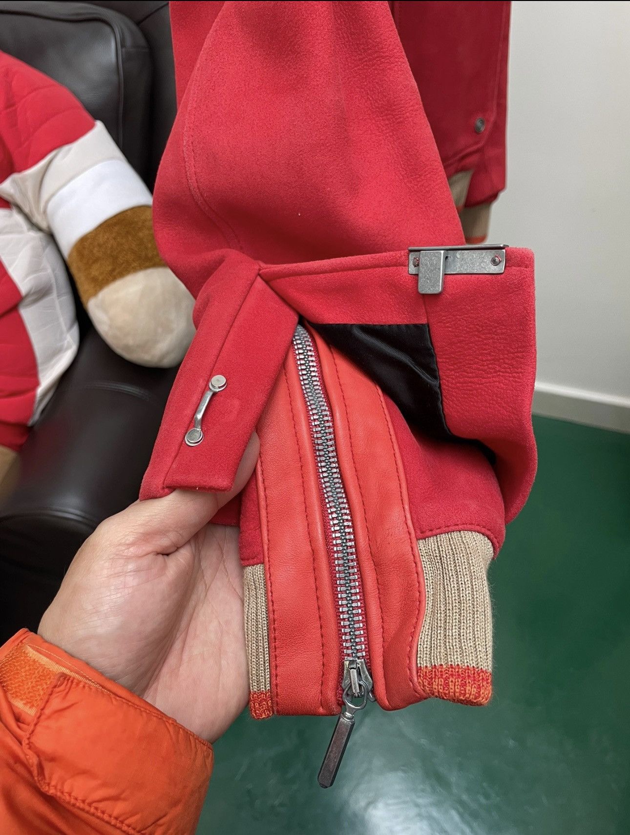 Balenciaga Balenciaga red buffalo leather jacket Size US M / EU 48-50 / 2 - 5 Thumbnail